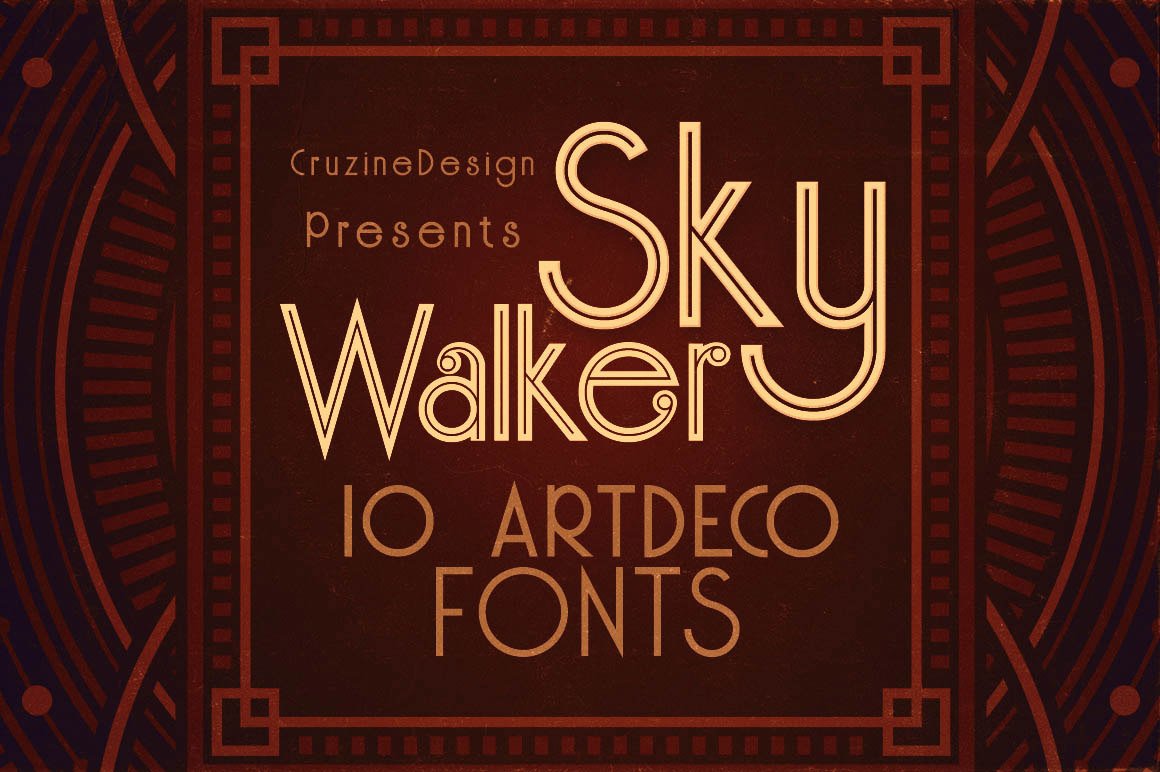 1023个复古徽标字体纹理素材合集 Vintage Bundle 249 Fonts & 414 Logos_img_2