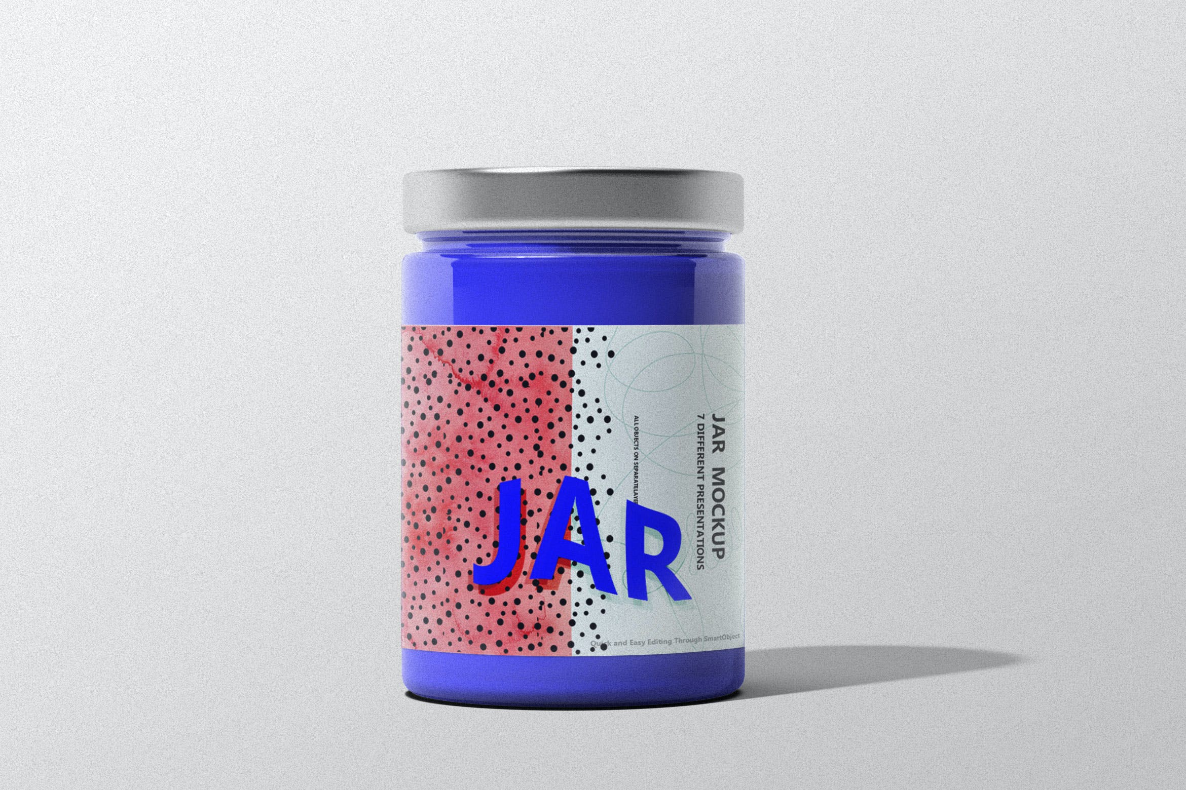 7款果酱罐头玻璃瓶样机模板 Jar Mockup_img_2