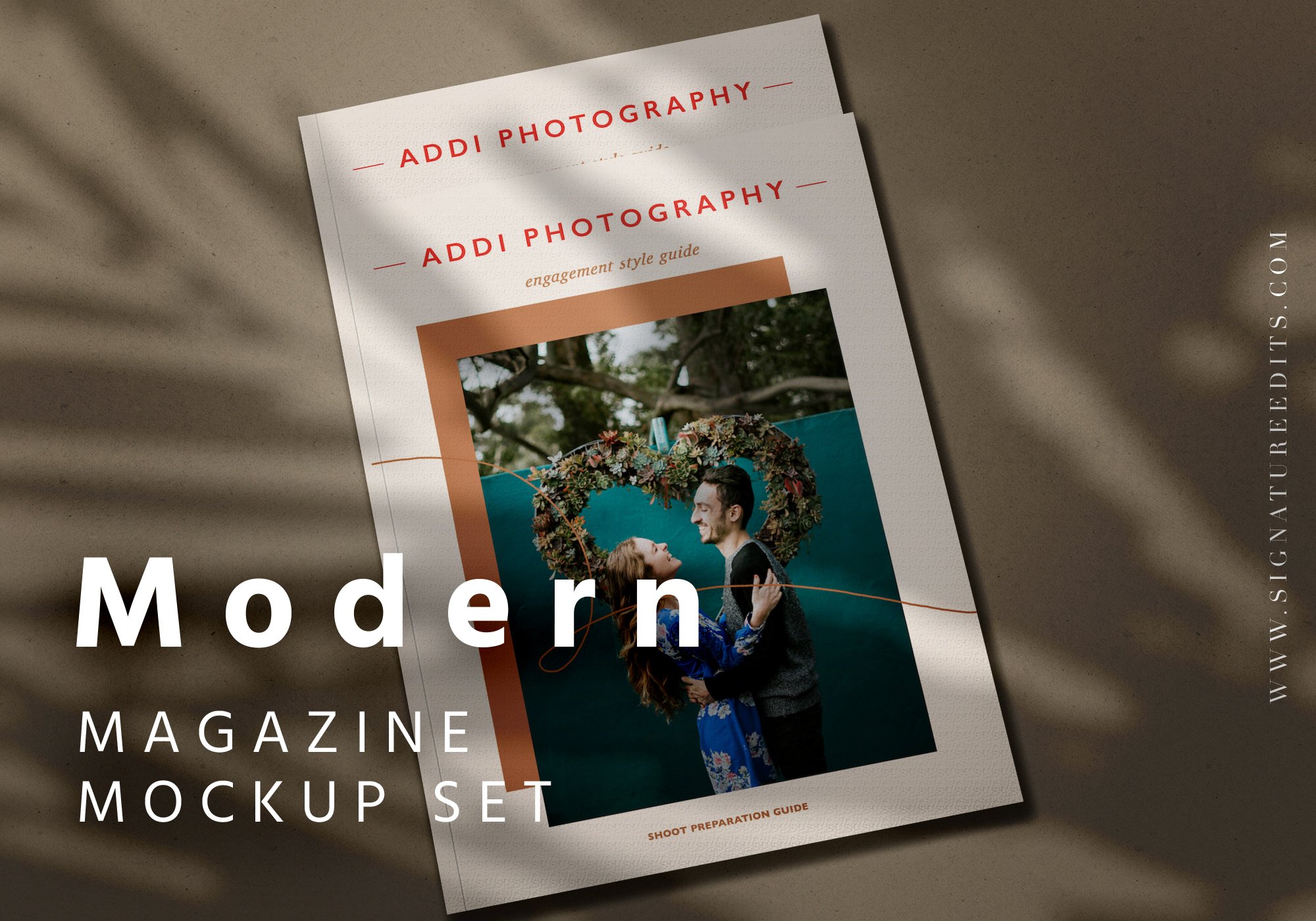 9款现代简约杂志画册样机模板 Modern Magazine Mockup Set_img_2