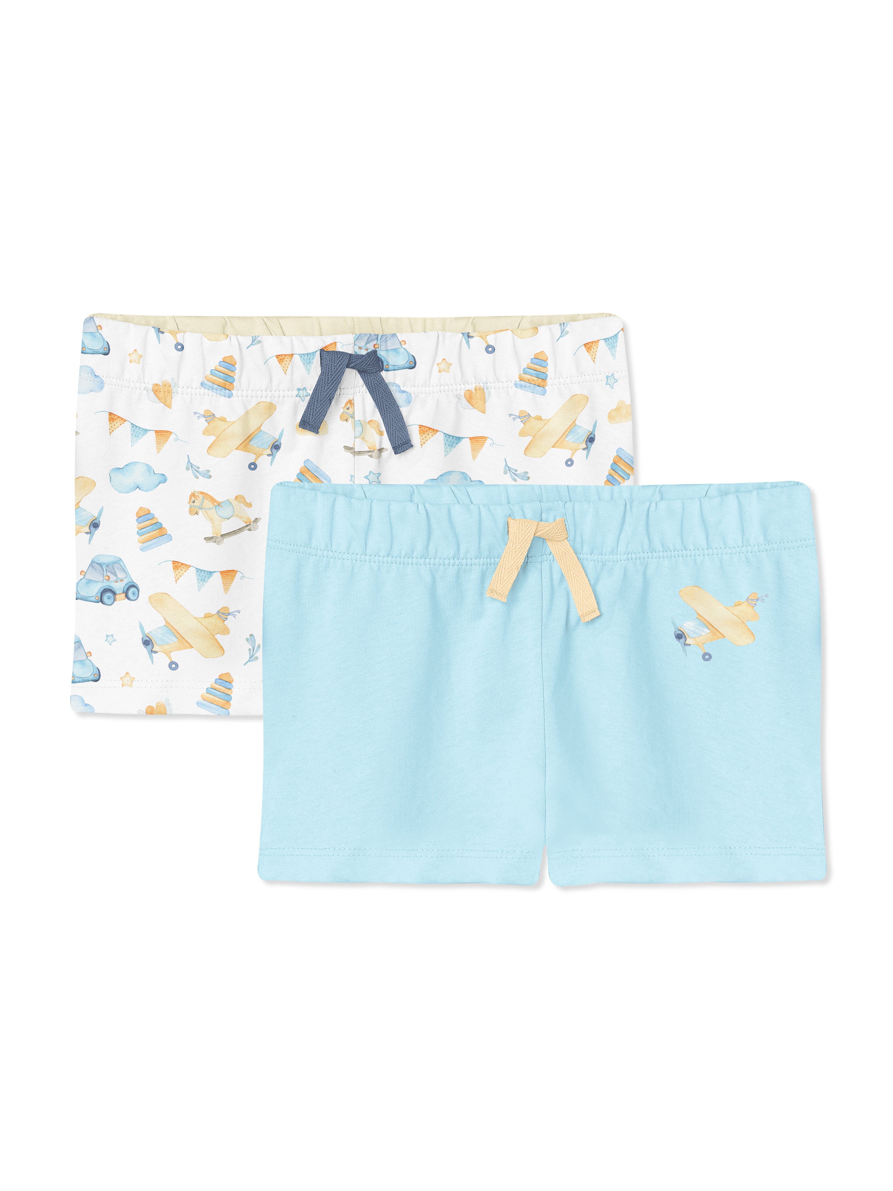 婴儿棉裤短裤样机模板 Baby Cotton Shorts Mockups Set_img_2