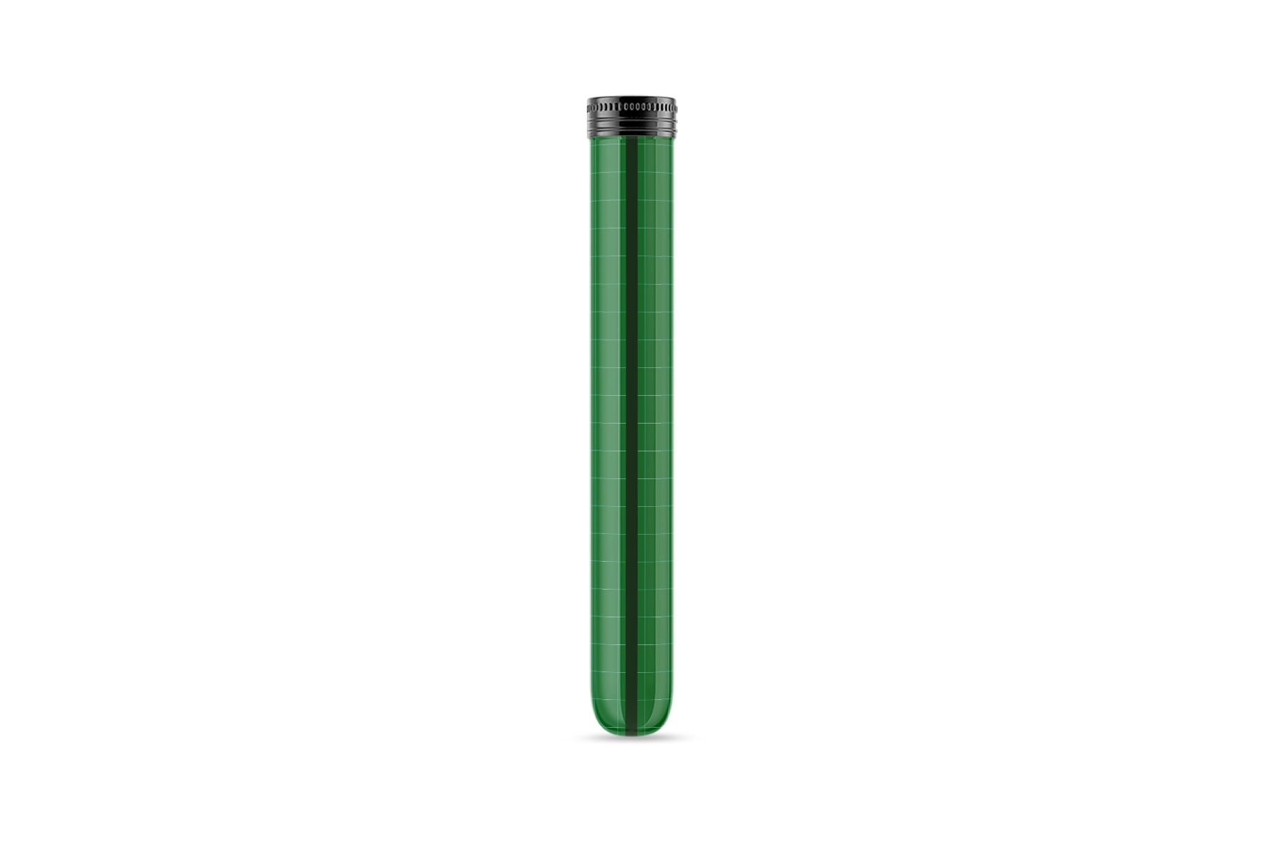 光金属雪茄管样机模板 Glossy Metallic Cigar Tube Mockup_img_2