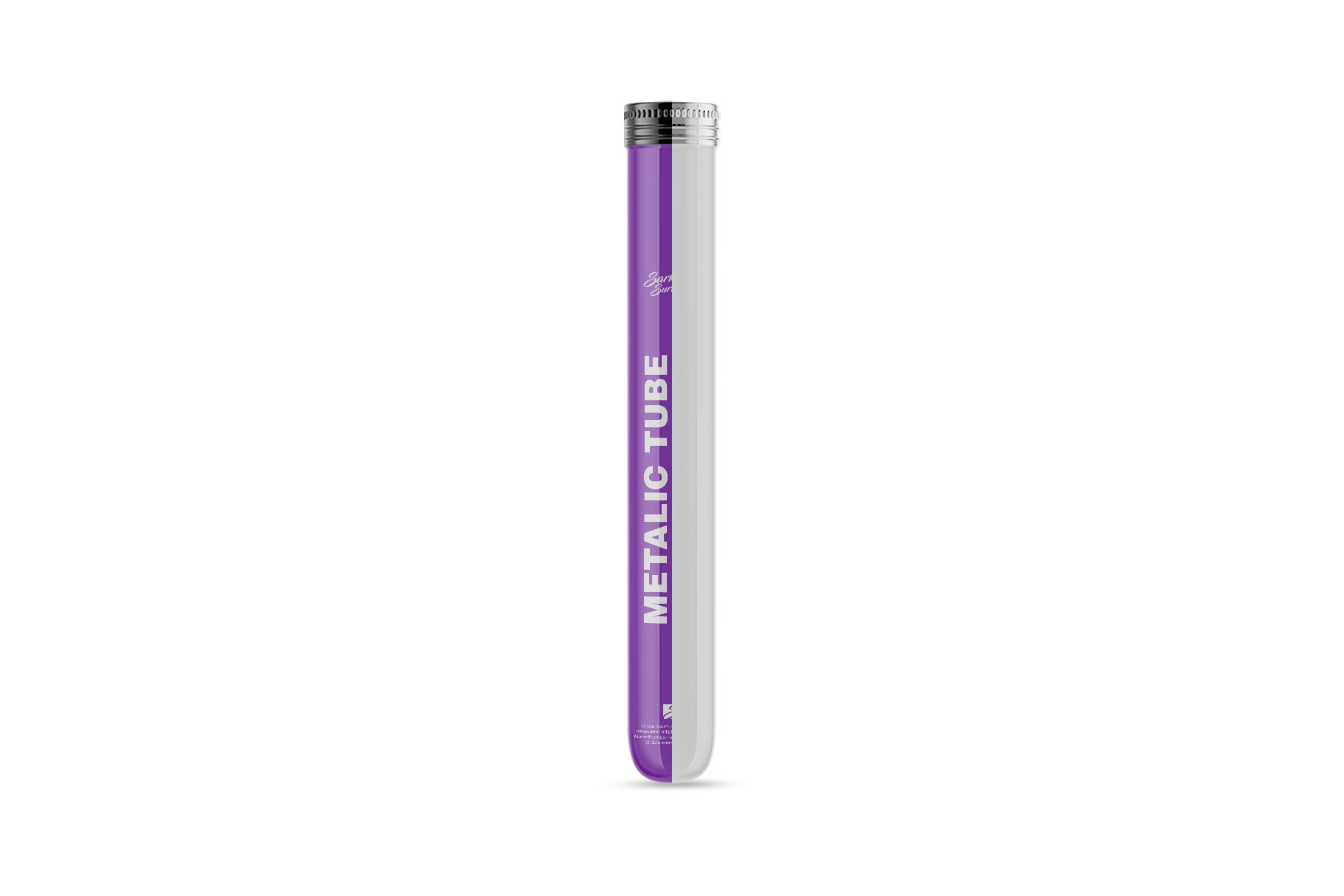 光金属雪茄管样机模板 Glossy Metallic Cigar Tube Mockup_img_2