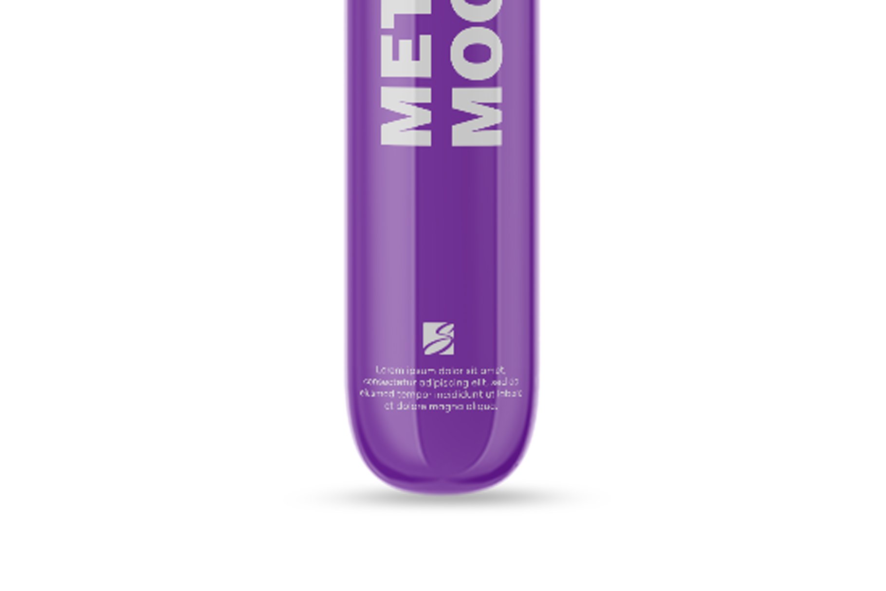光金属雪茄管样机模板 Glossy Metallic Cigar Tube Mockup_img_2