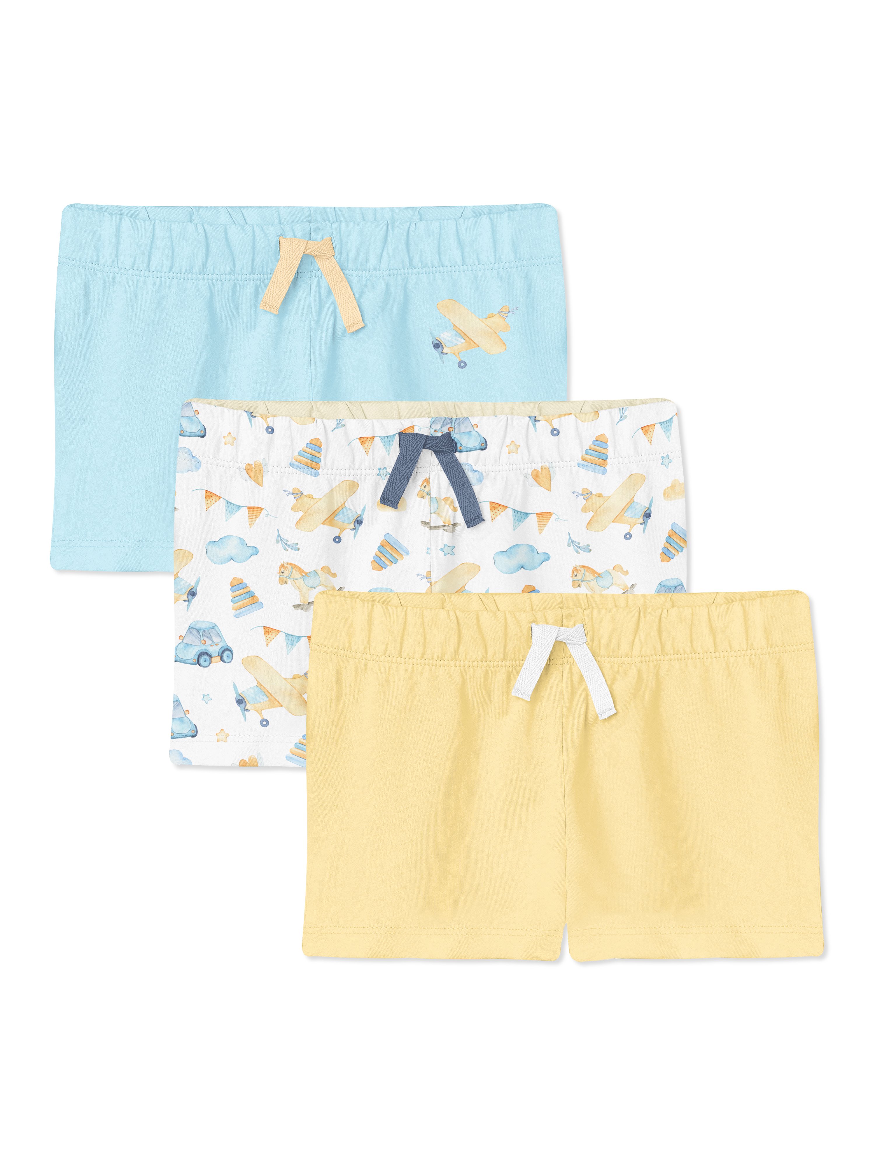 婴儿棉裤短裤样机模板 Baby Cotton Shorts Mockups Set_img_2