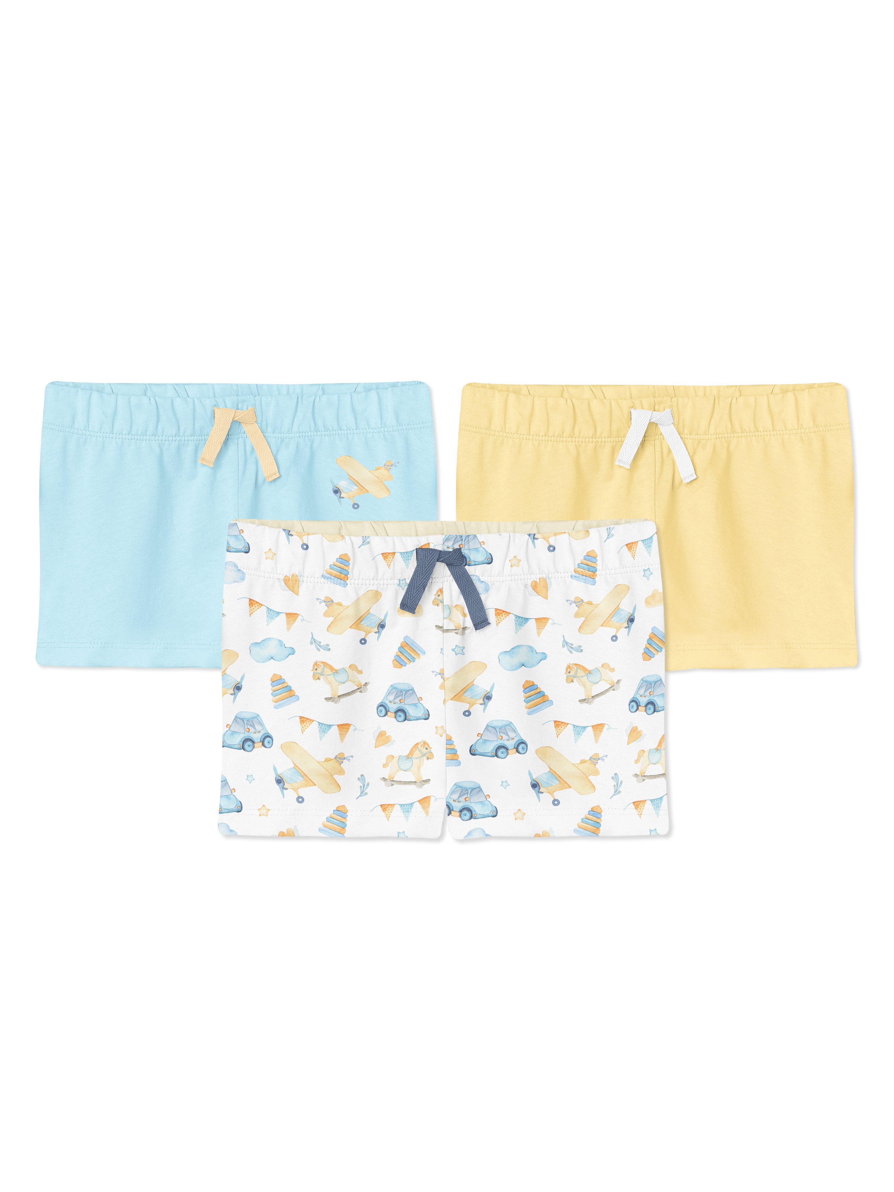 婴儿棉裤短裤样机模板 Baby Cotton Shorts Mockups Set_img_2