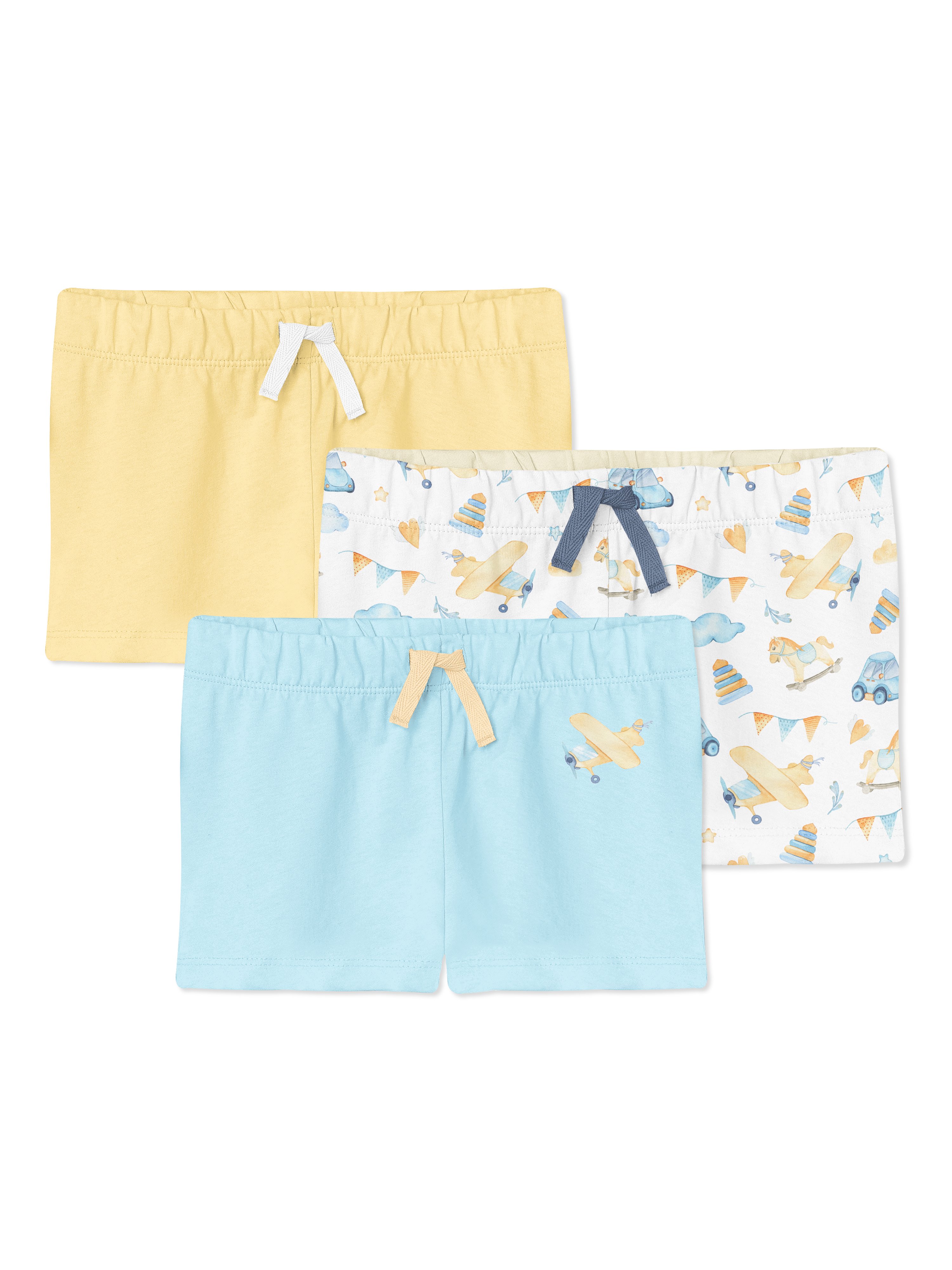 婴儿棉裤短裤样机模板 Baby Cotton Shorts Mockups Set_img_2