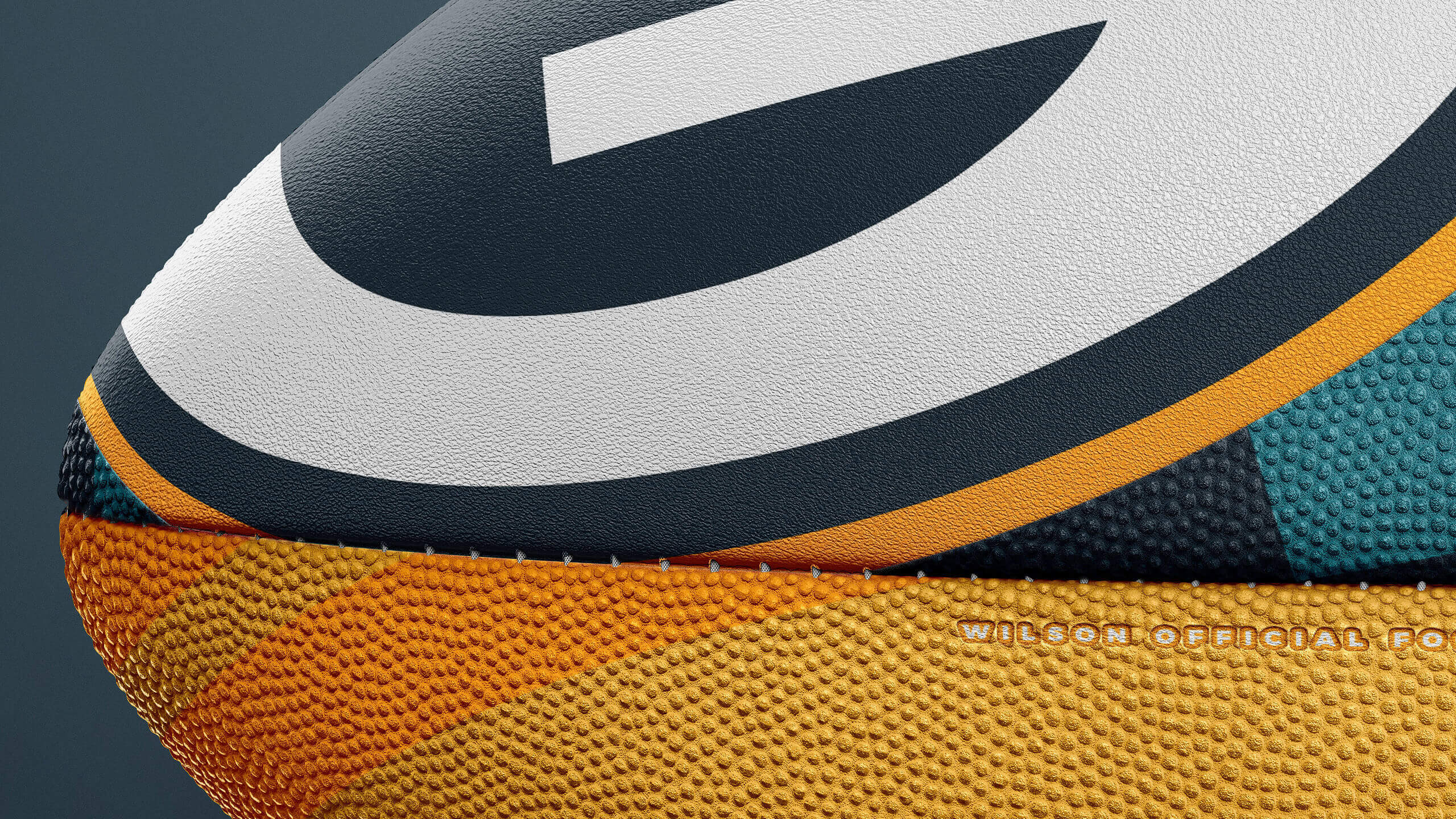 美式足球橄榄球设计展示样机模板 American Football Ball Mockup_img_2