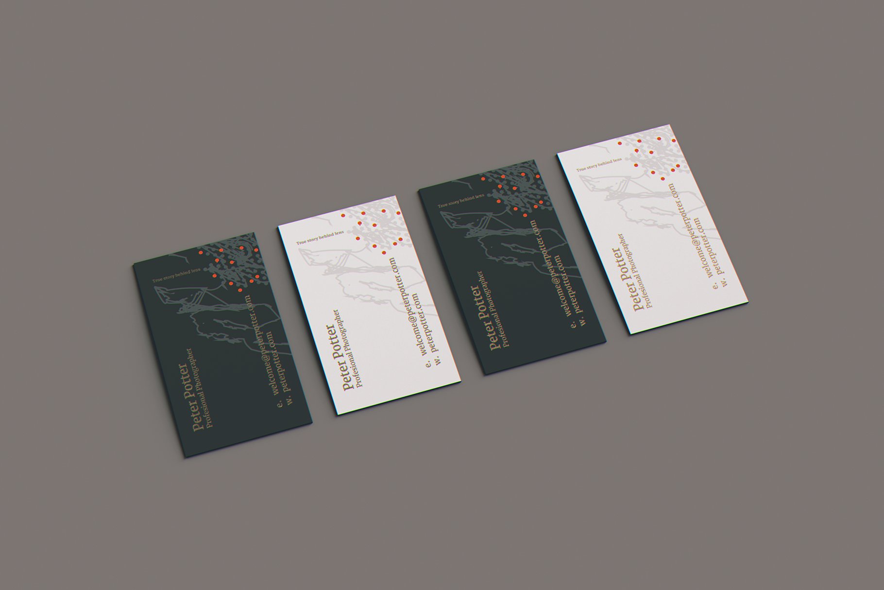 29款商务名片PSD样机模板 Business Card Mockup GigaPack_img_2