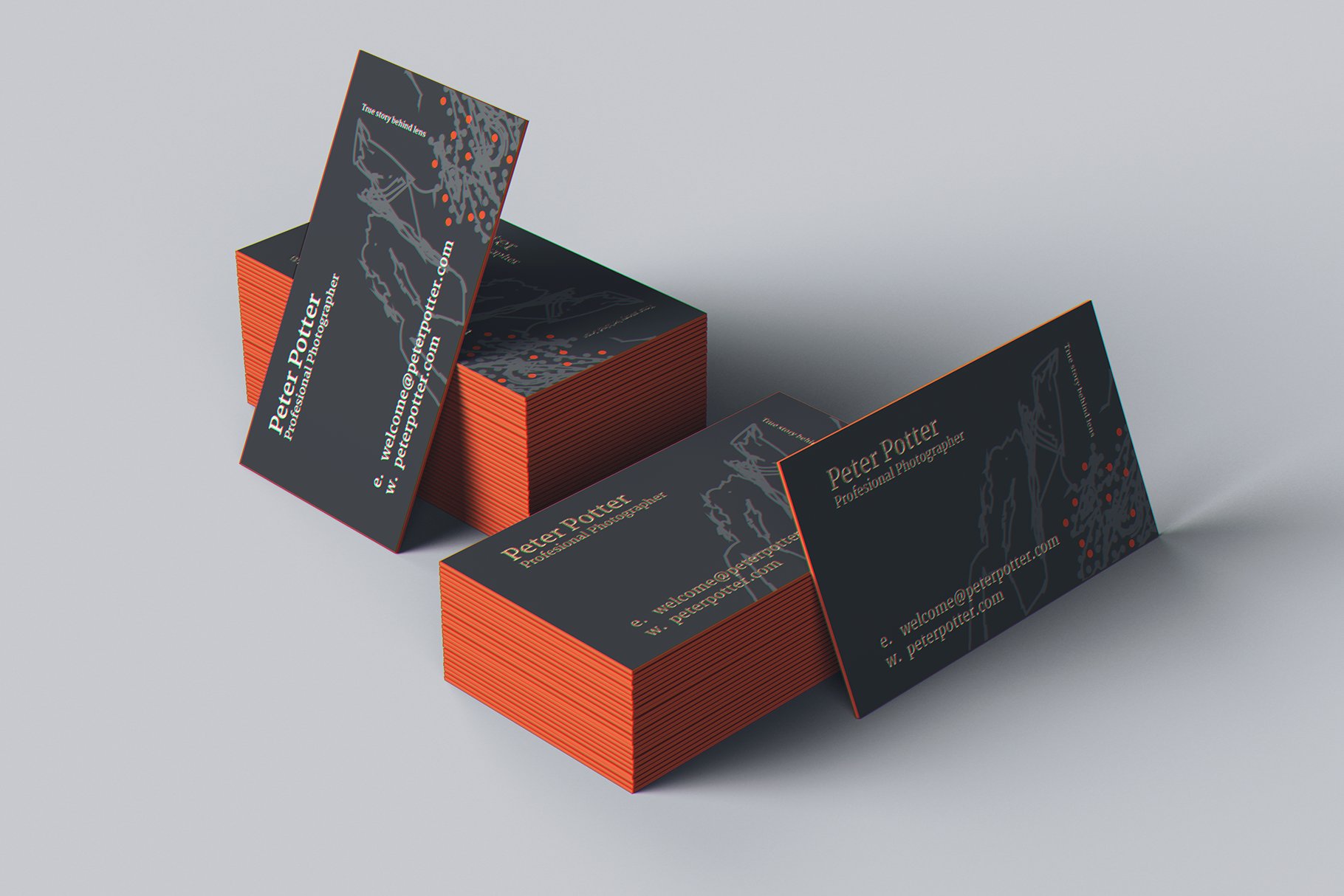 29款商务名片PSD样机模板 Business Card Mockup GigaPack_img_2