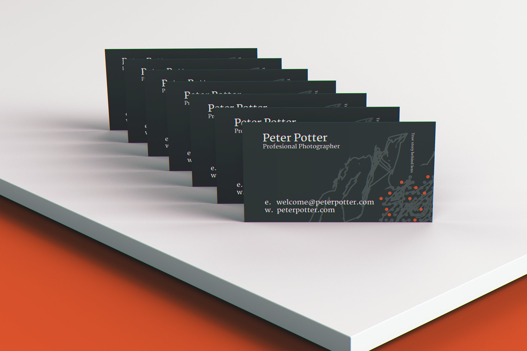 29款商务名片PSD样机模板 Business Card Mockup GigaPack_img_2