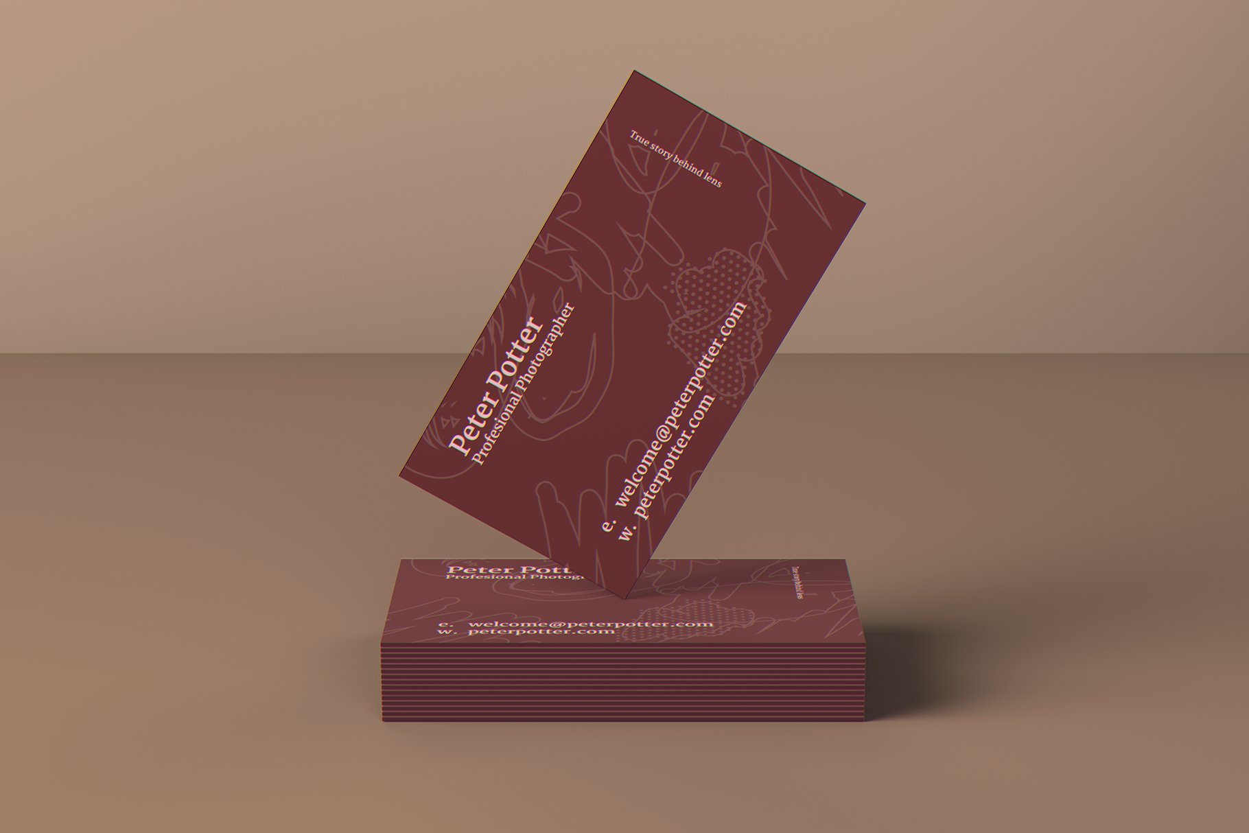 29款商务名片PSD样机模板 Business Card Mockup GigaPack_img_2