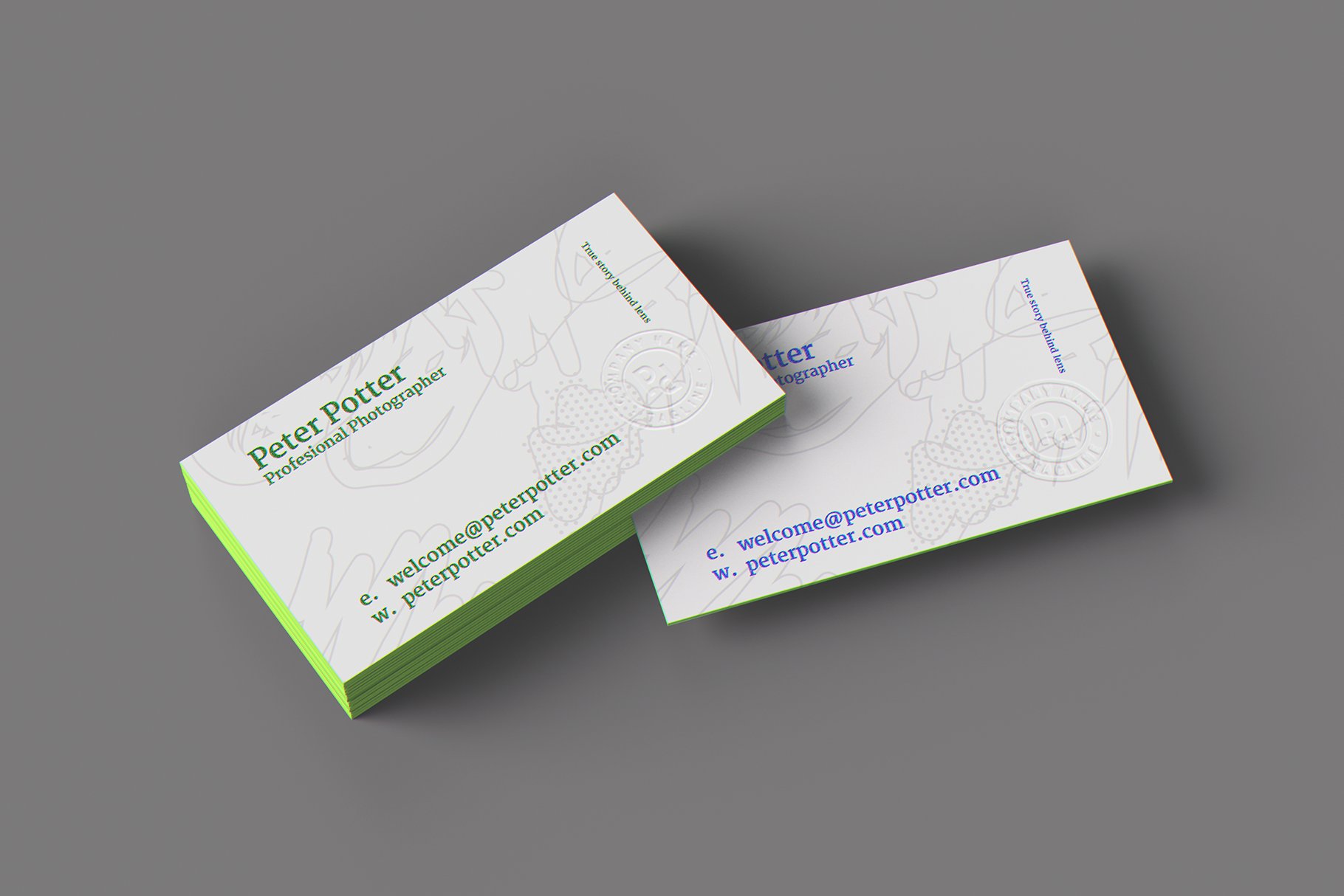 29款商务名片PSD样机模板 Business Card Mockup GigaPack_img_2