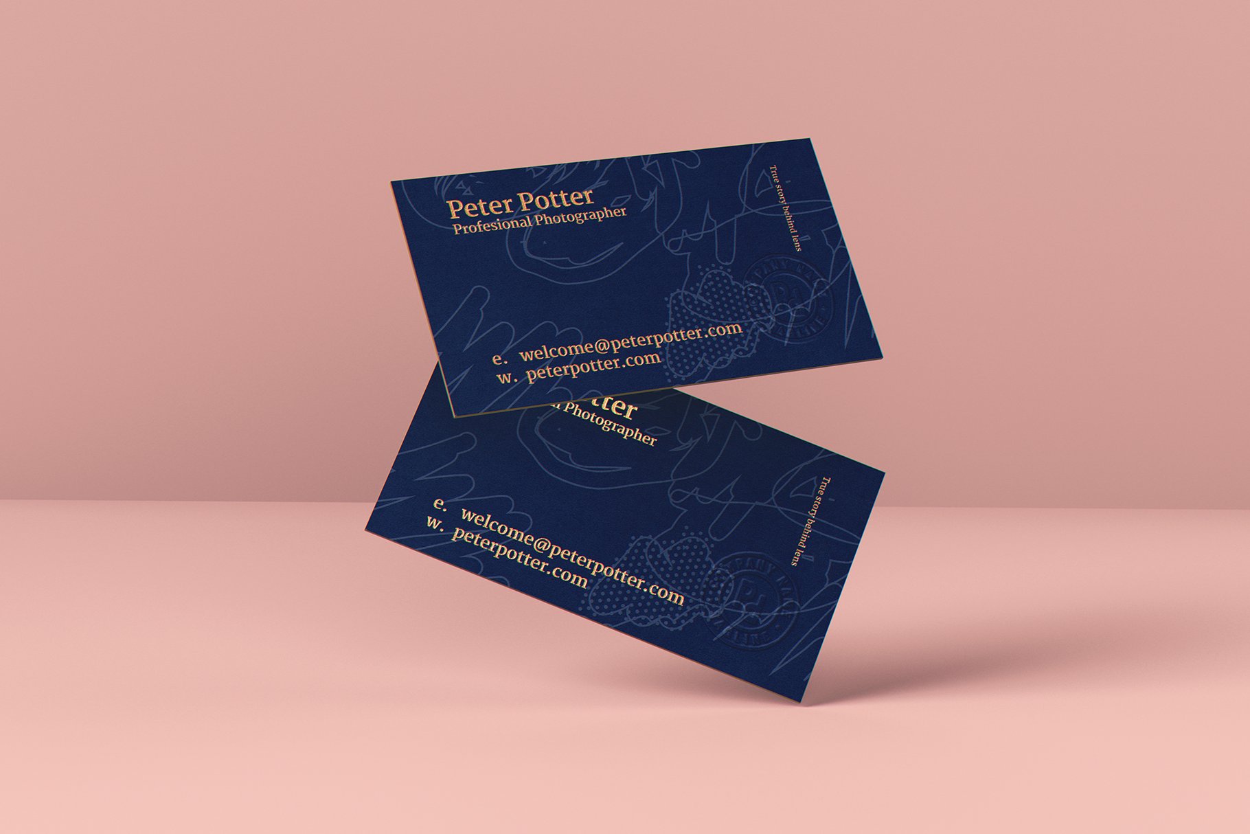 29款商务名片PSD样机模板 Business Card Mockup GigaPack_img_2