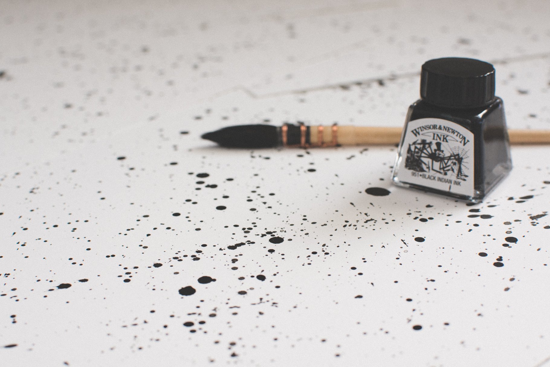 25款多彩墨水飞溅背景纹理素材 Ink Splatter Patterns Volume 002_img_2