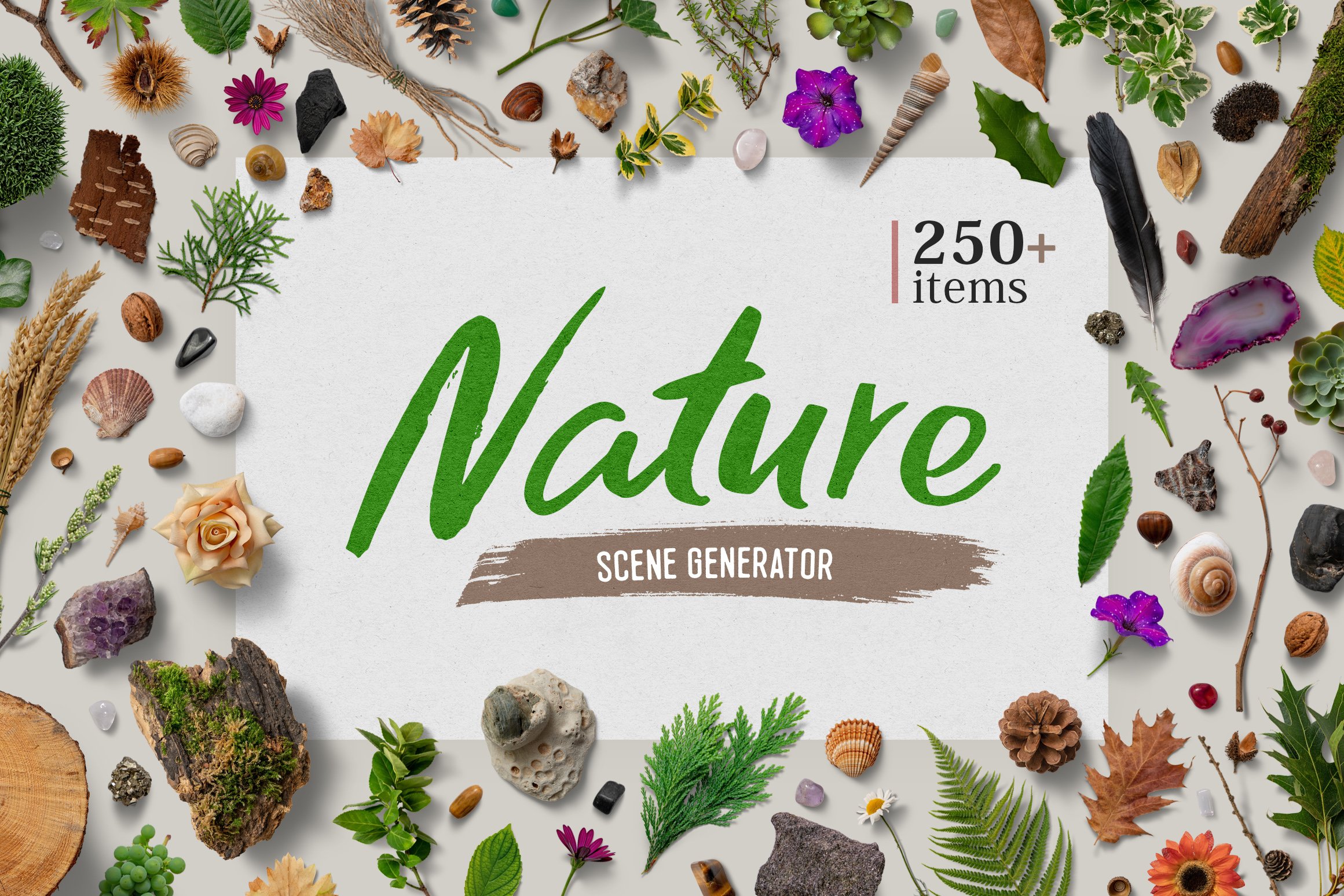 250多个品牌样机场景素材包 Nature Scene Generator_img_2