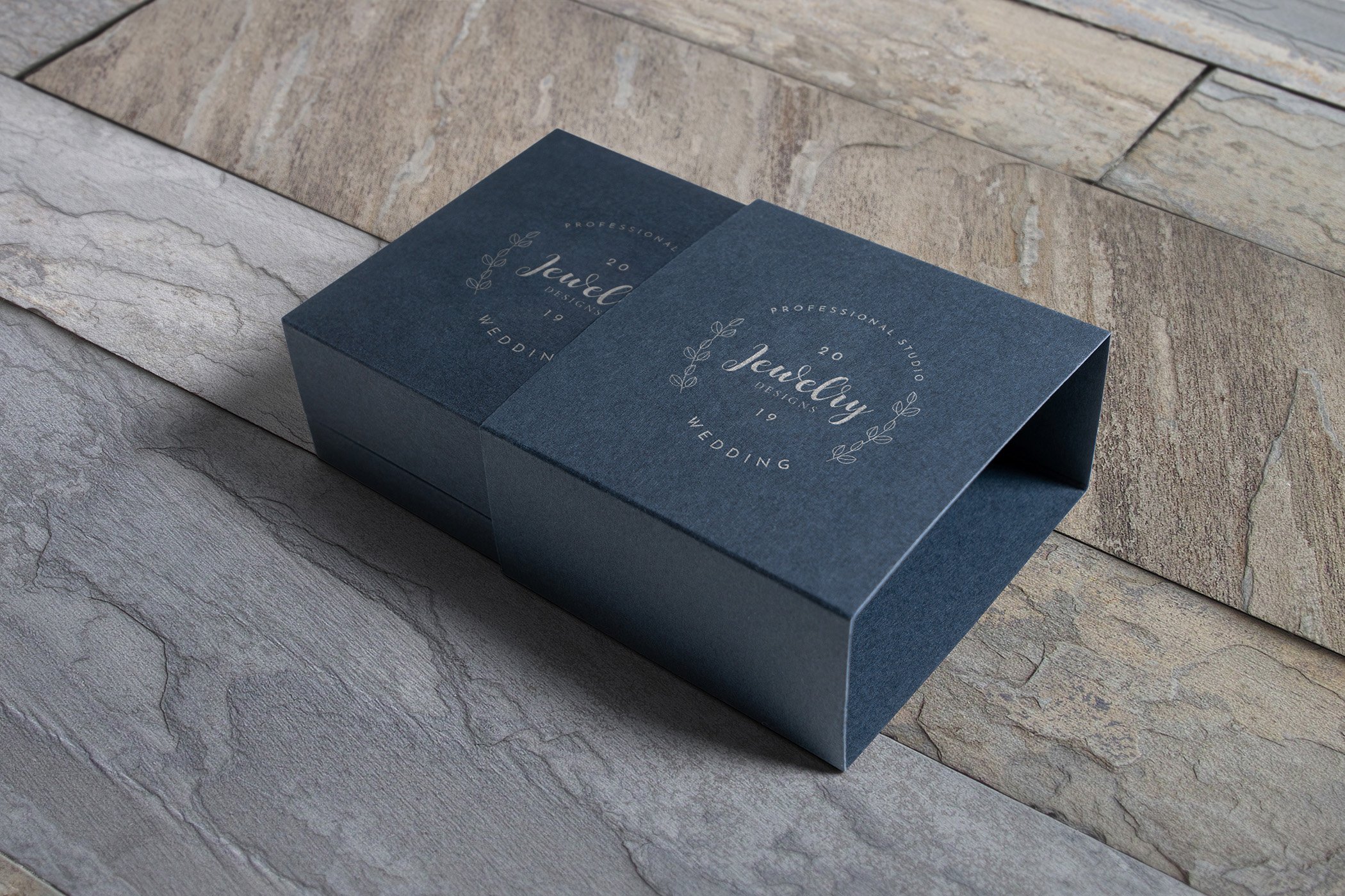 6款珠宝包装盒设计展示样机模板 Jewelry Packaging Box Mockups_img_2