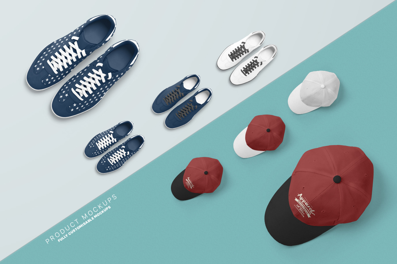 300多个服装设计展示样机模板 Premium Apparel Mockups Bundle_img_2