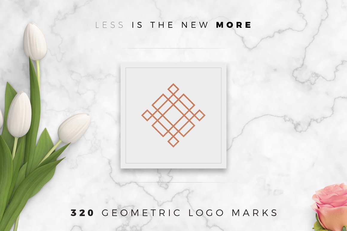 500款抽象几何标志徽标矢量素材合集 Geometric Logo Pack_img_2