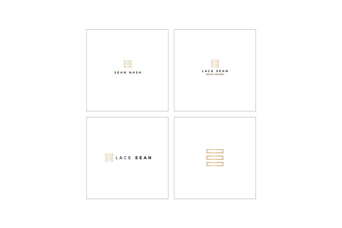 500款抽象几何标志徽标矢量素材合集 Geometric Logo Pack_img_2