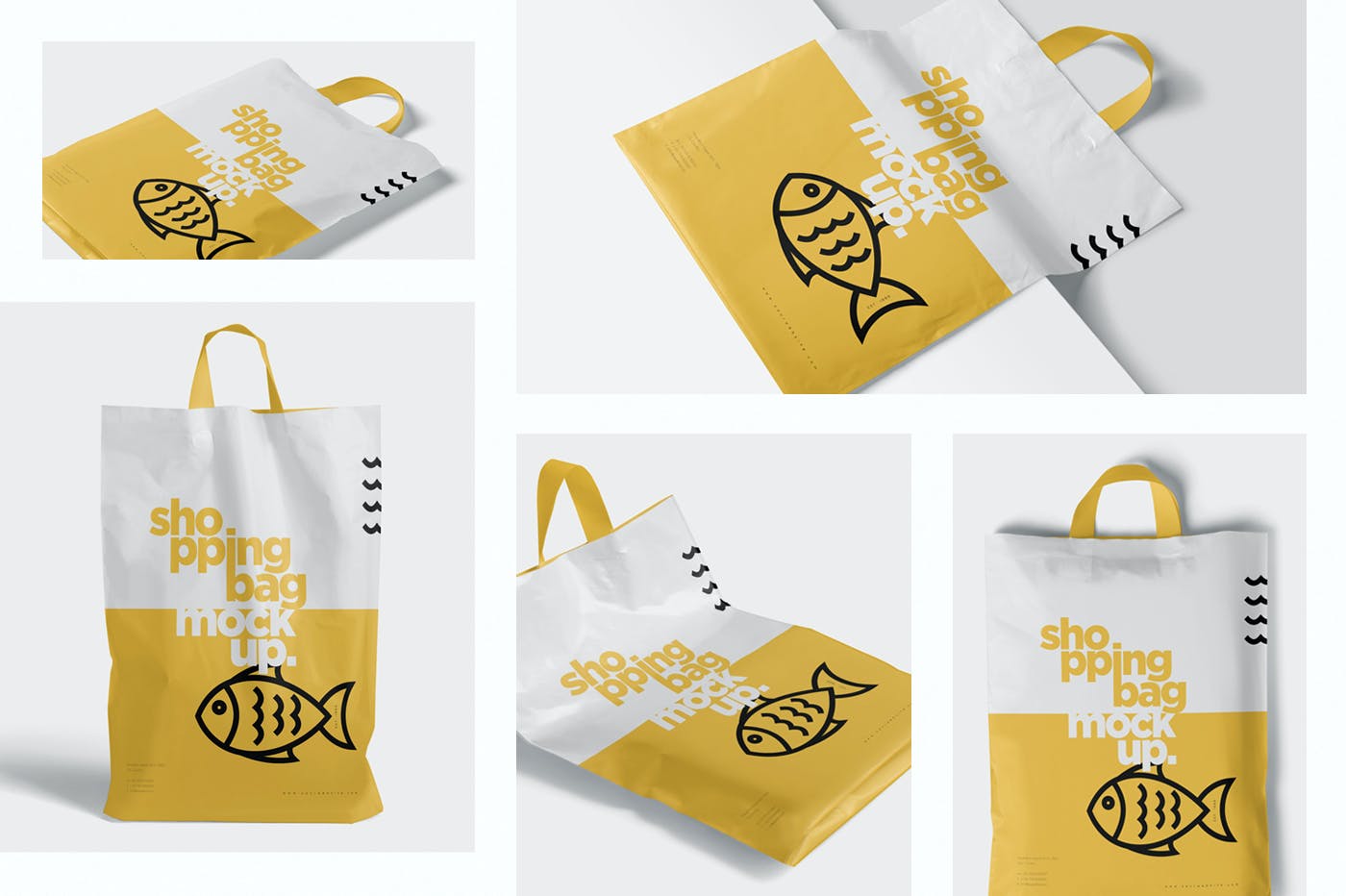 5款精美商城购物袋设计样机模板 5 Beautiful Shopping Bag Mockups_img_2