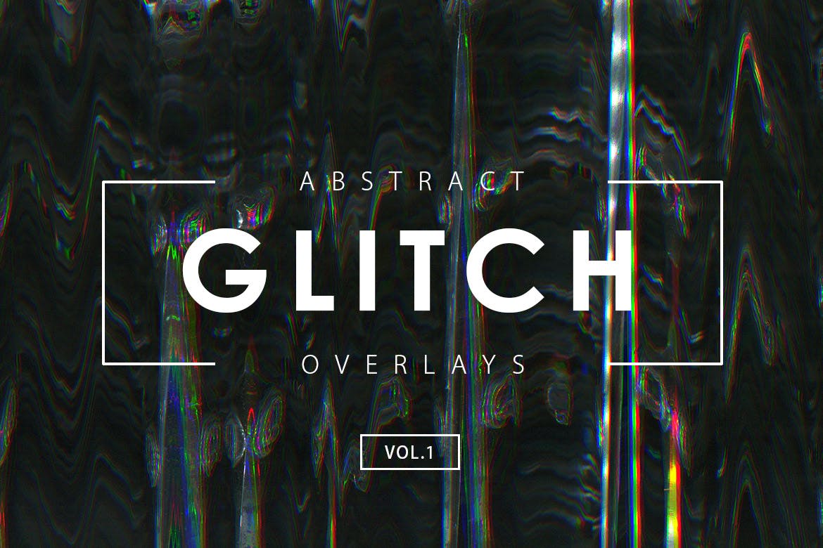 潮流高清故障风背景纹理JPG素材 Glitch Effect Overlays Vol. 1_img_2