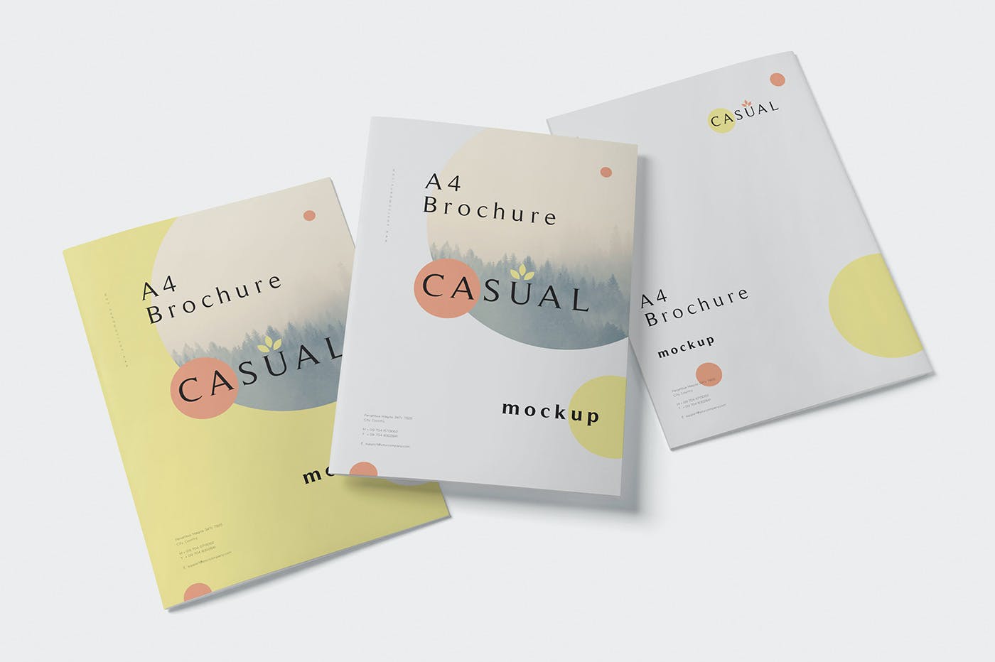 5款A4宣传手册样机模板 5 A4 Brochure Mockups_img_2