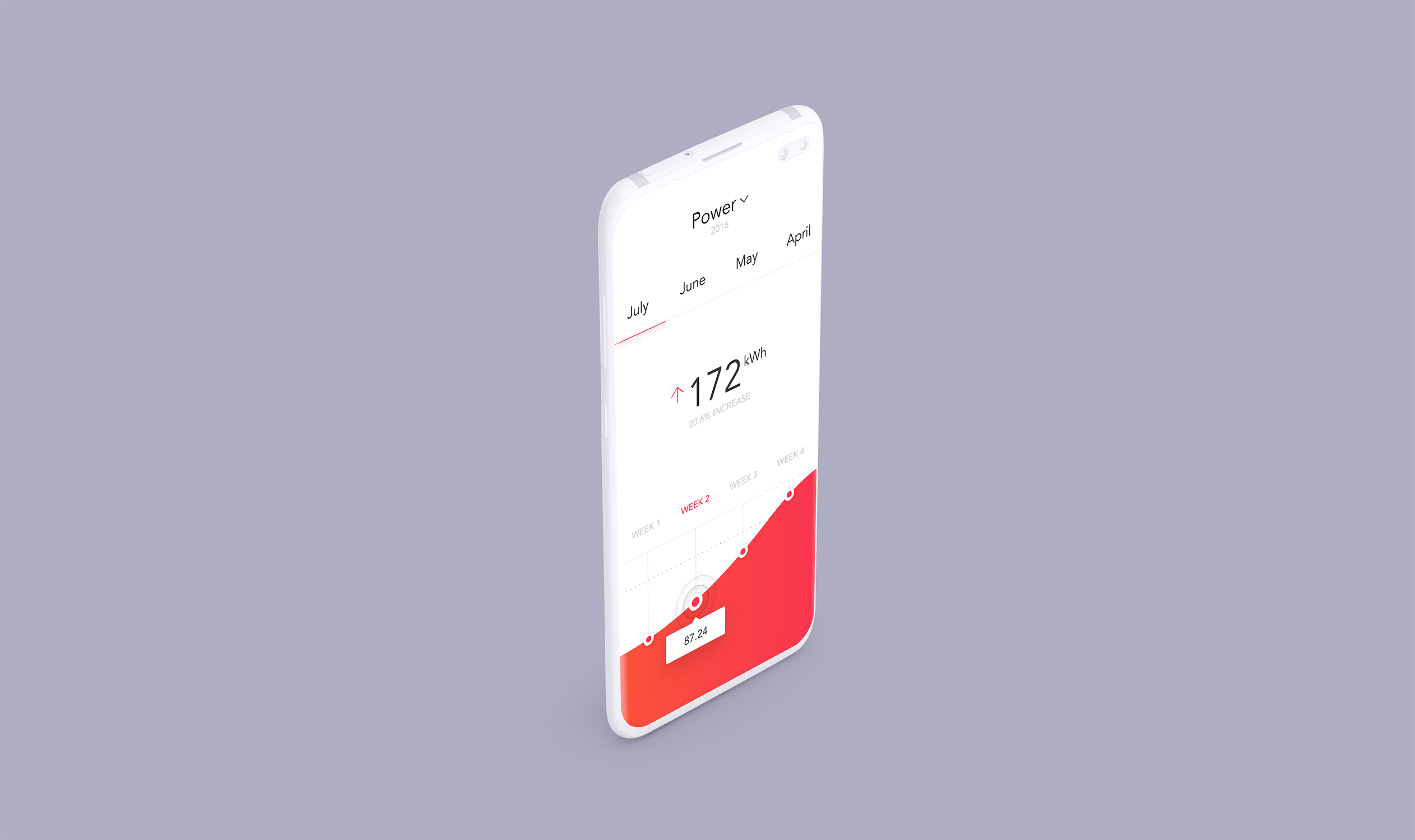 APP UI界面设计三星陶瓷智能手机样机 Clay Mobile Mockup_img_2