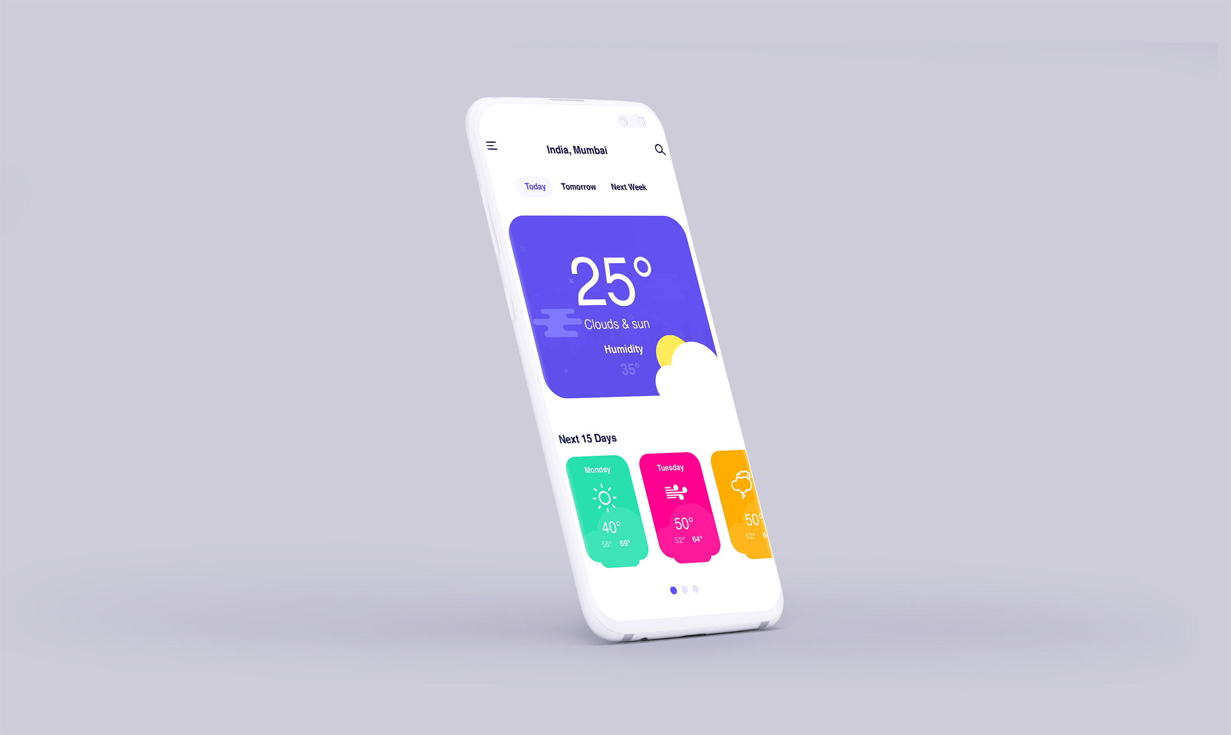 APP UI界面设计三星陶瓷智能手机样机 Clay Mobile Mockup_img_2