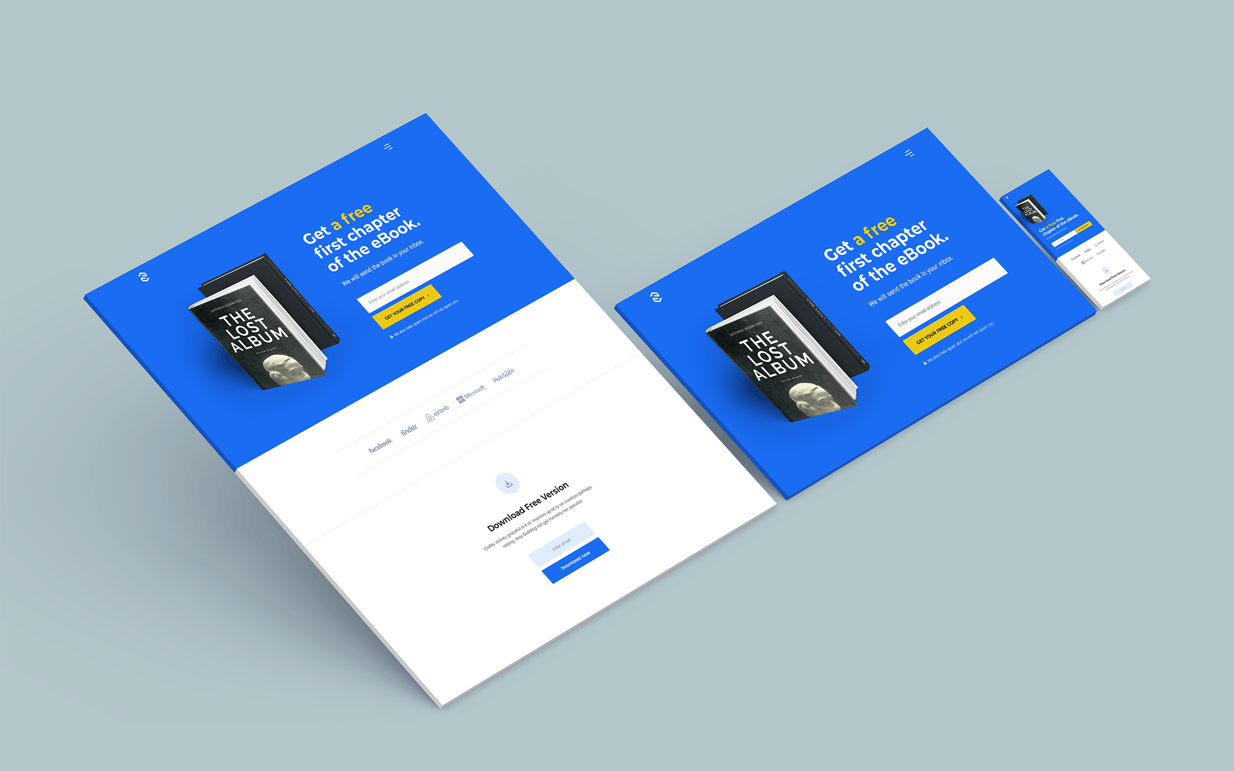 8款自适应网站WEB设计展示模板 Responsive Website Mockup_img_2