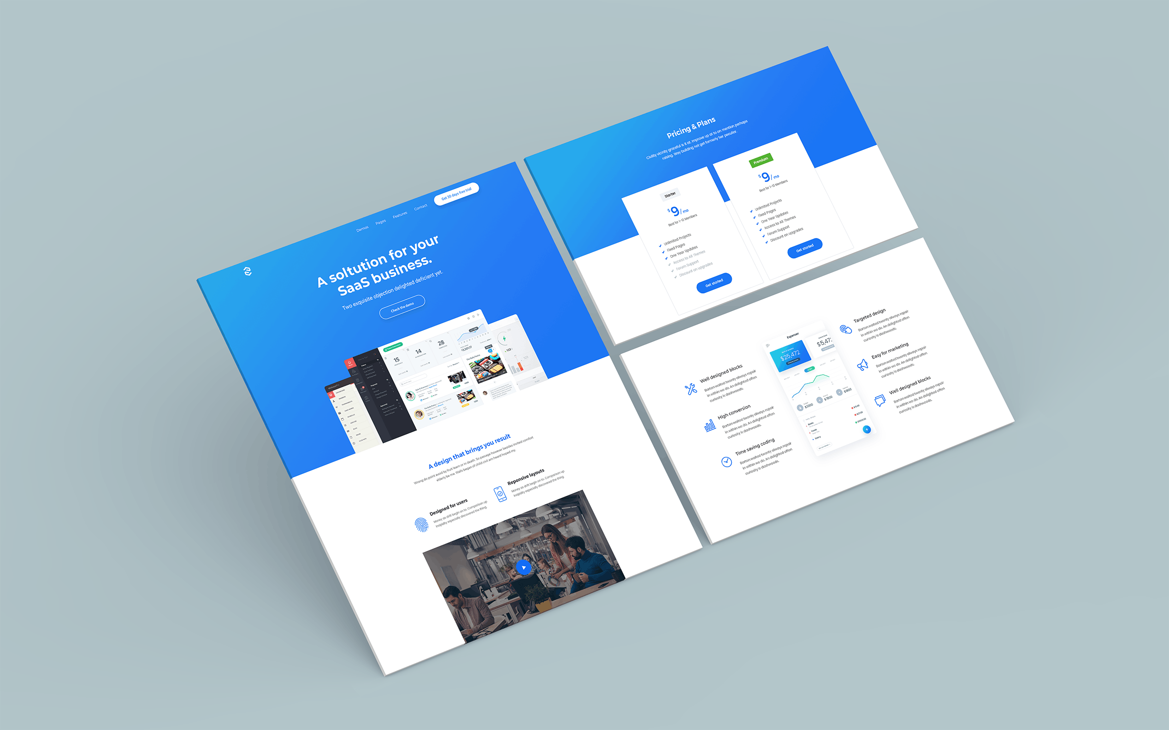 8款自适应网站WEB设计展示模板 Responsive Website Mockup_img_2