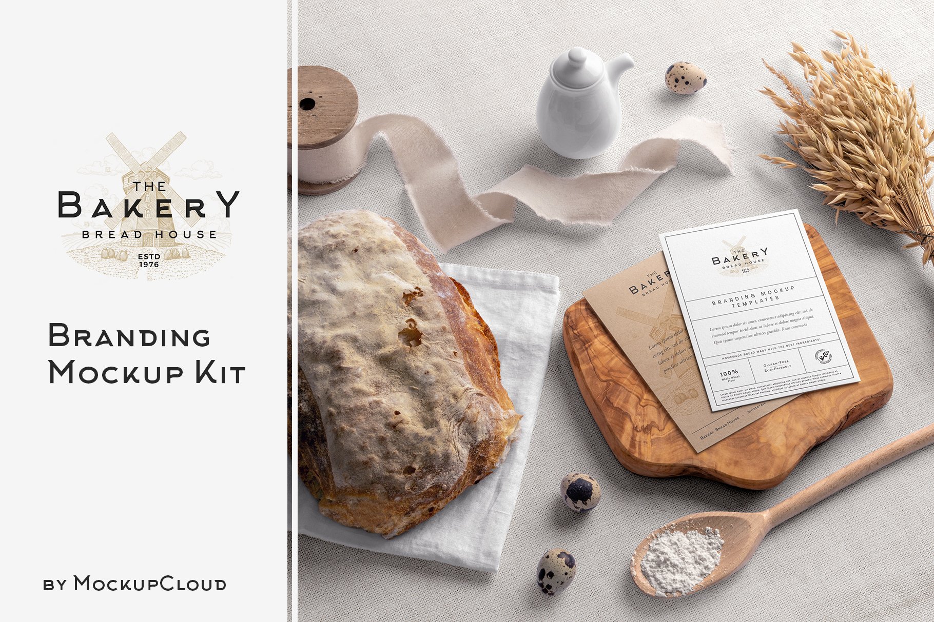 烘培面包店品牌VI场景样机模板 Bakery Branding Mockup Kit_img_2