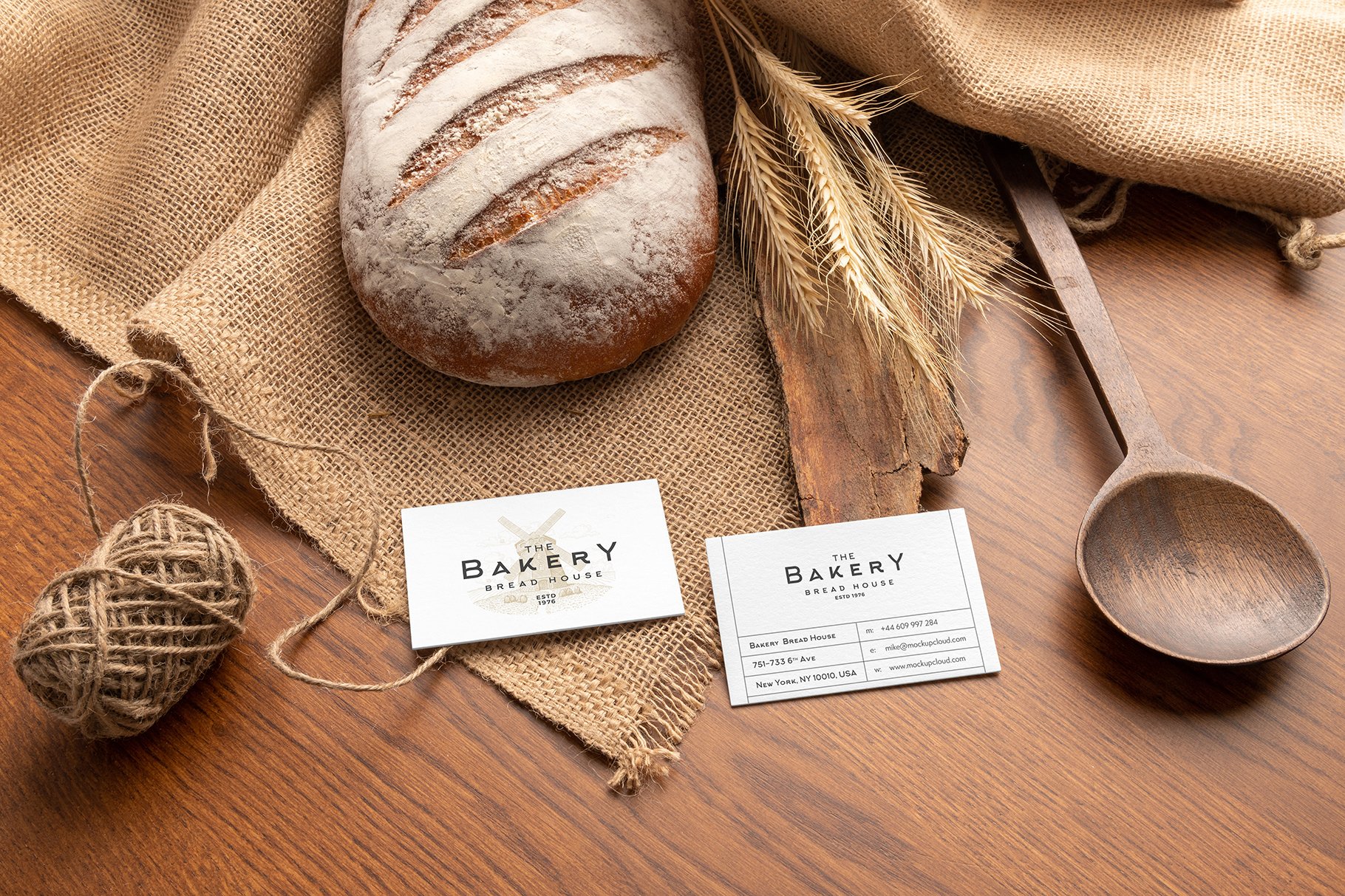 烘培面包店品牌VI场景样机模板 Bakery Branding Mockup Kit_img_2