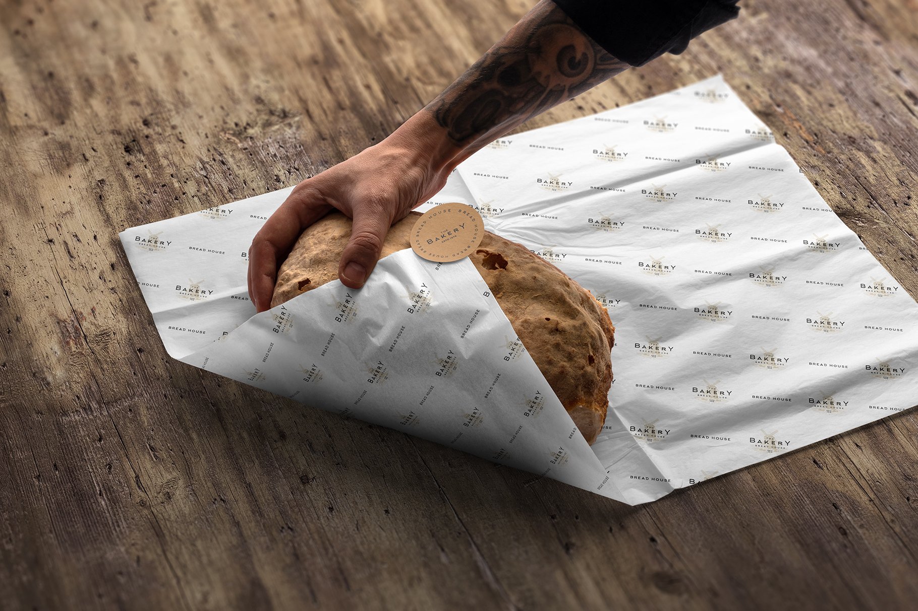 烘培面包店品牌VI场景样机模板 Bakery Branding Mockup Kit_img_2