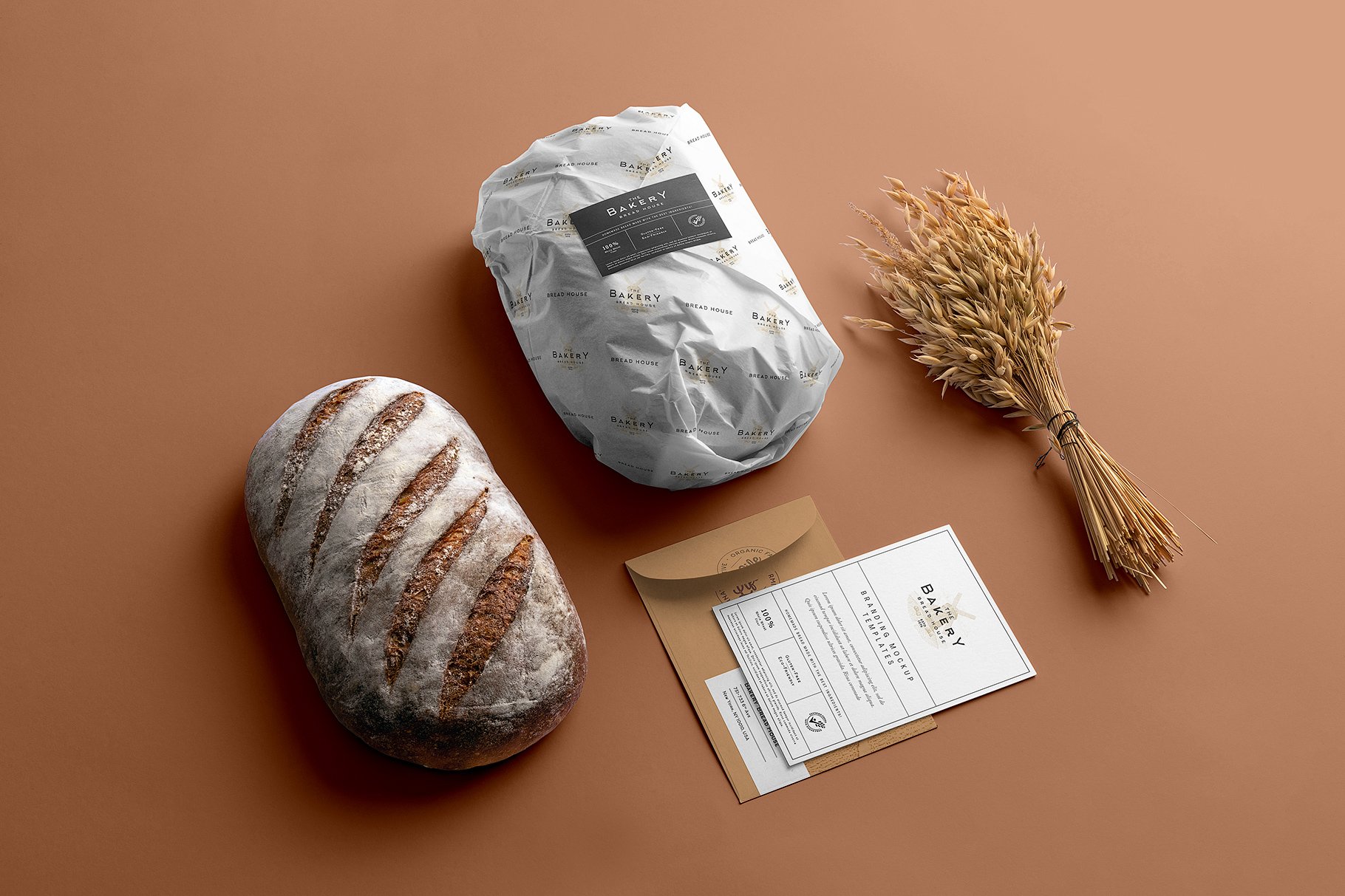 烘培面包店品牌VI场景样机模板 Bakery Branding Mockup Kit_img_2