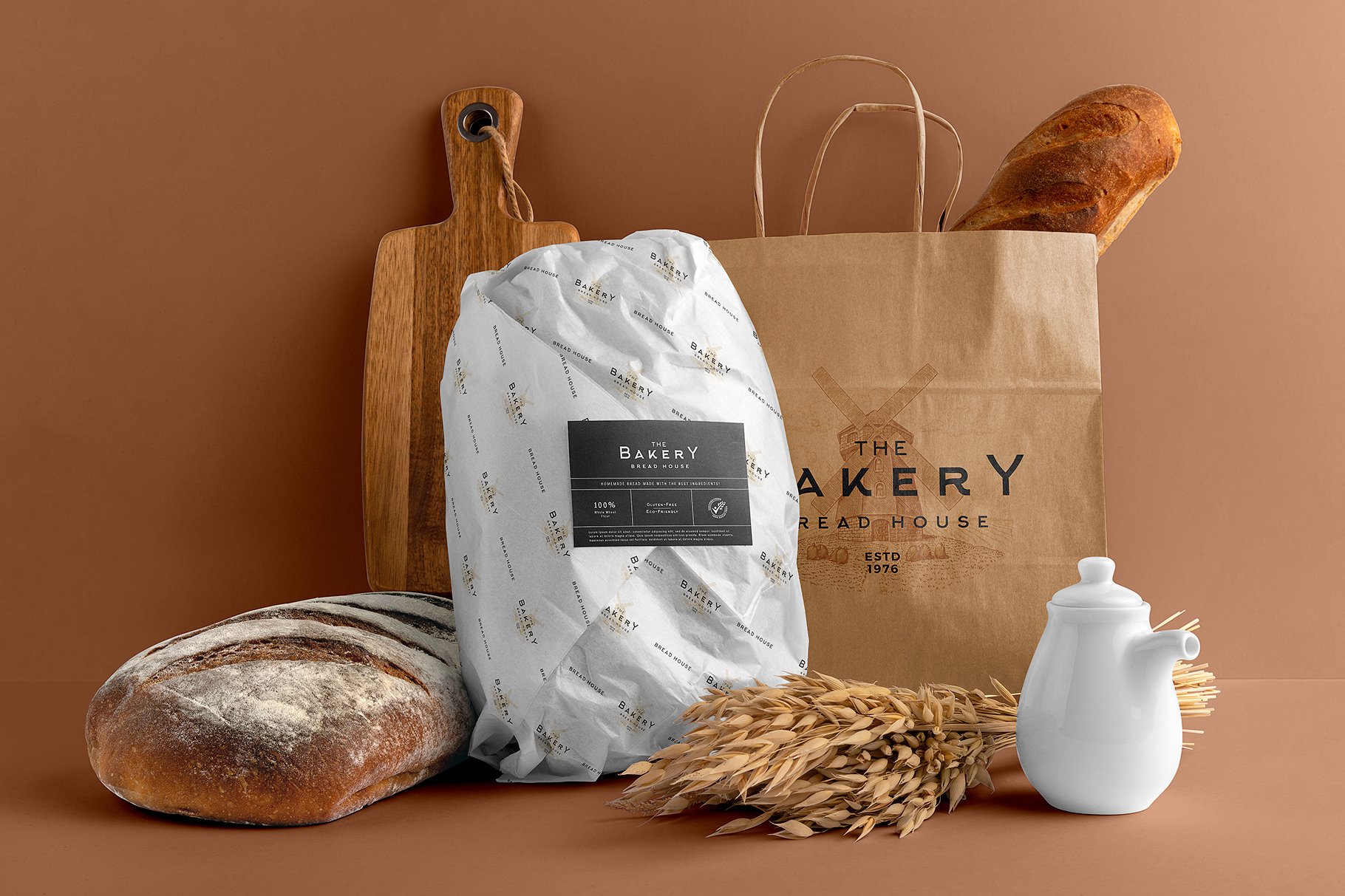 烘培面包店品牌VI场景样机模板 Bakery Branding Mockup Kit_img_2