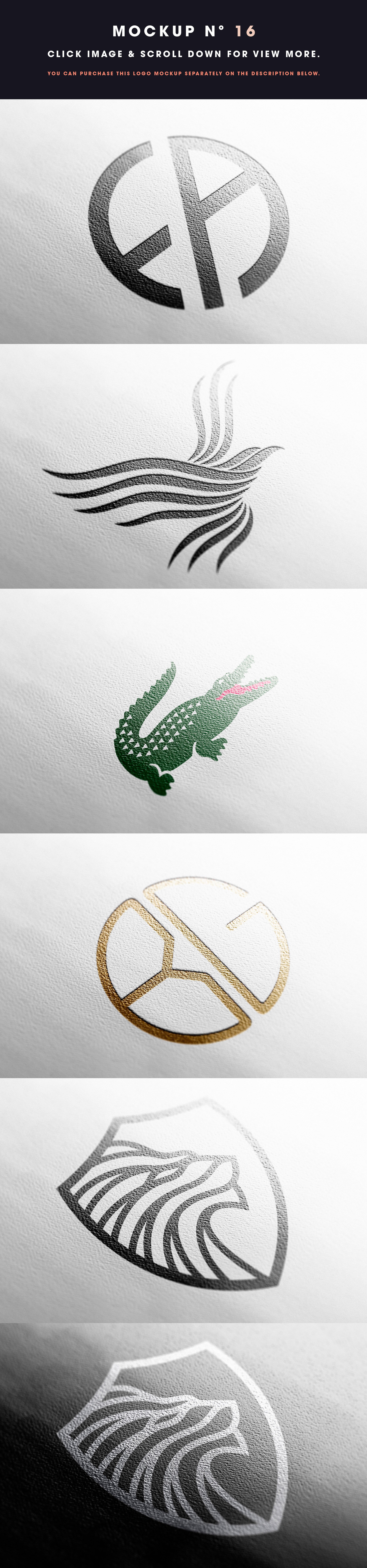 50款门头店招徽标标志LOGO样机模板 50 Logo Mockup Branding Bundle - V3_img_2