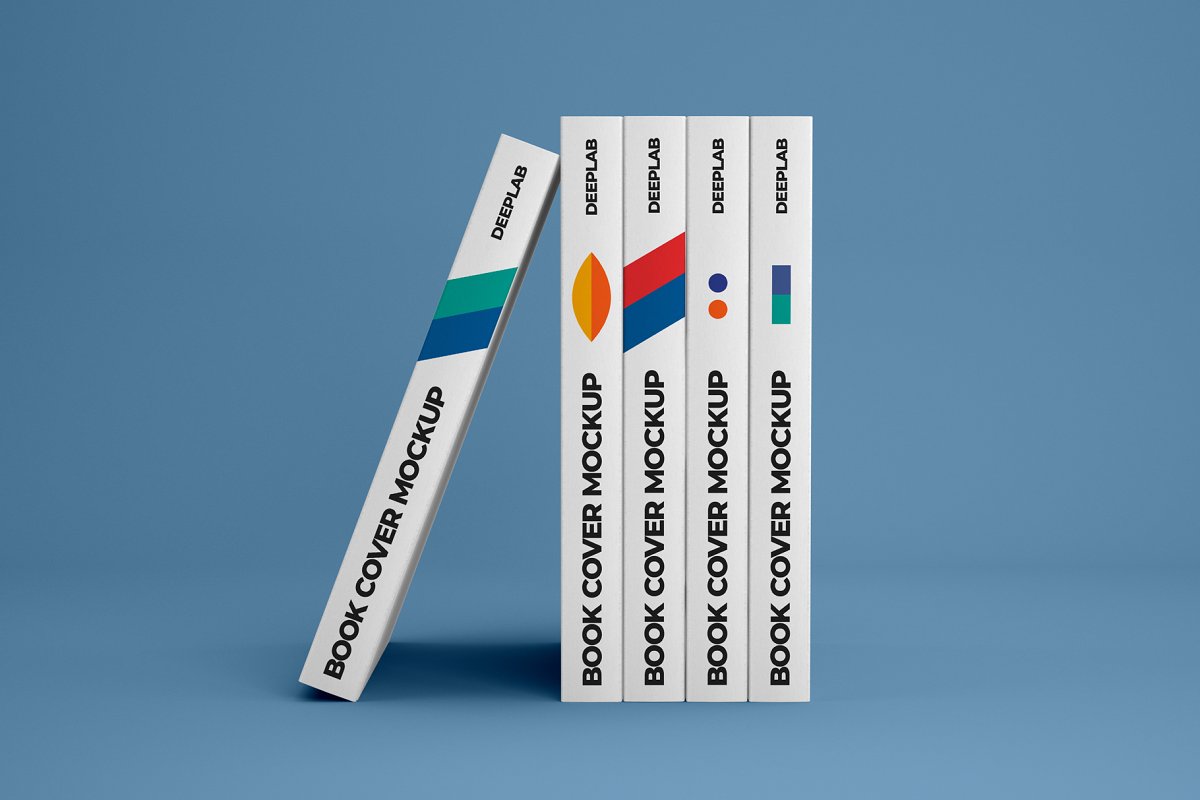 17款竖版精装书画册设计展示样机模板合集 Vertical Book Hardcover Mockup Set_img_2