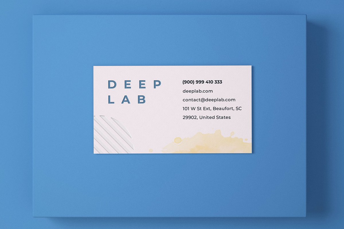 11款时尚商务名片设计样机模板合集 Realistic Business Card Mockup Set_img_2