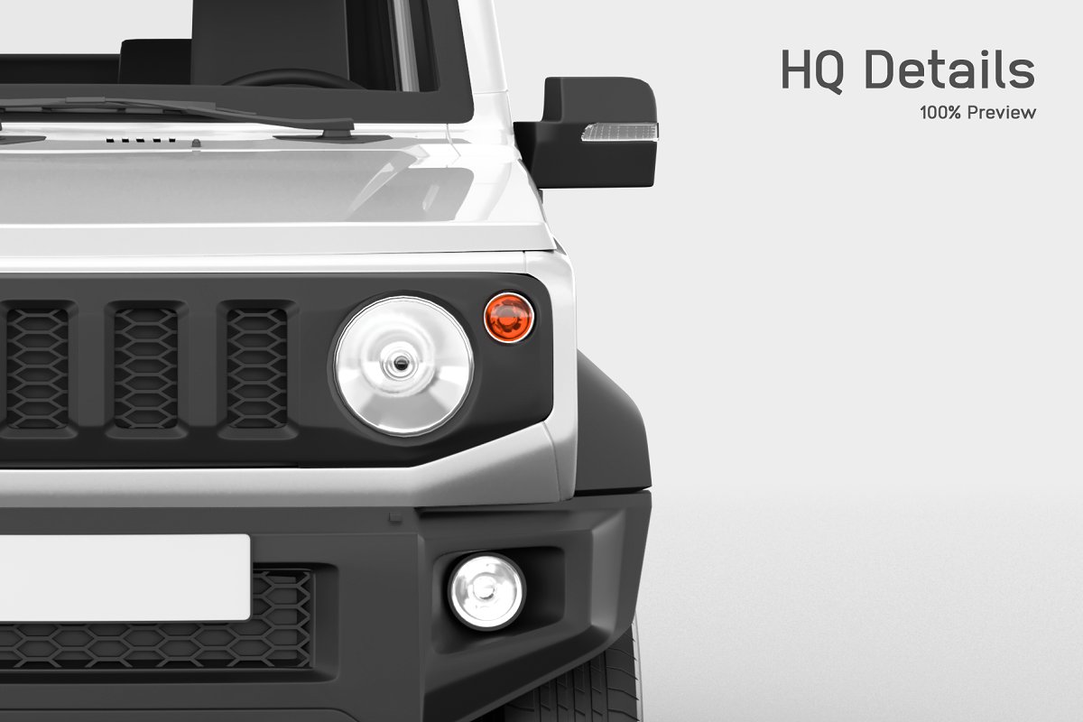 6款吉普小汽车设计样机模型 Car Mockup 9_img_2