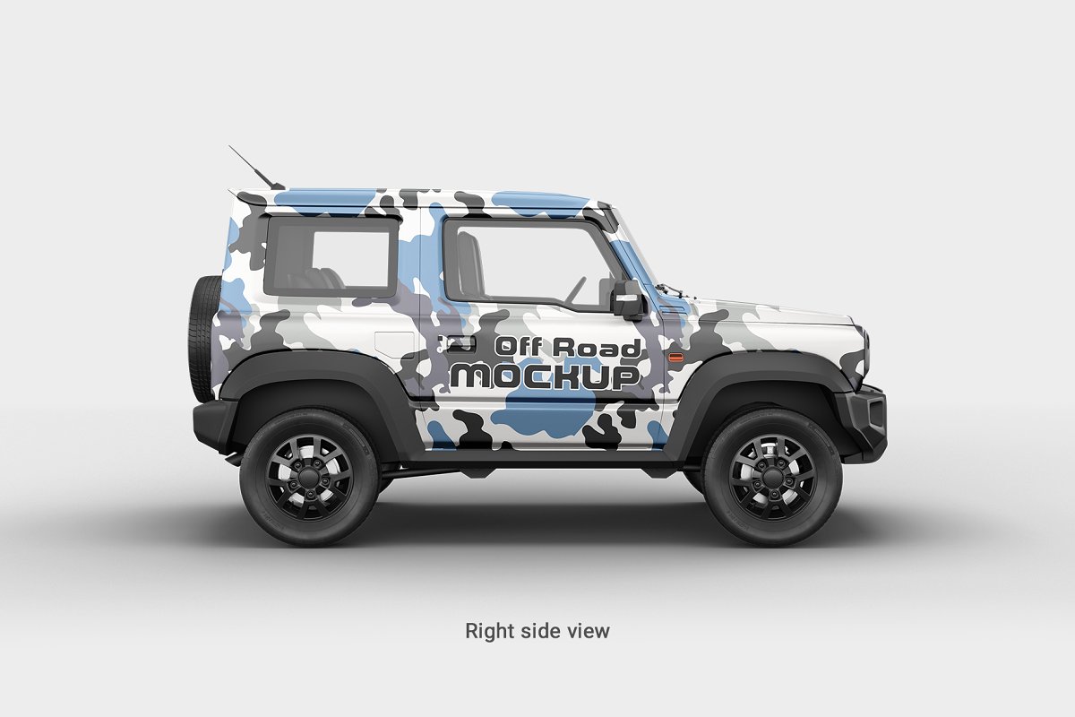 6款吉普小汽车设计样机模型 Car Mockup 9_img_2