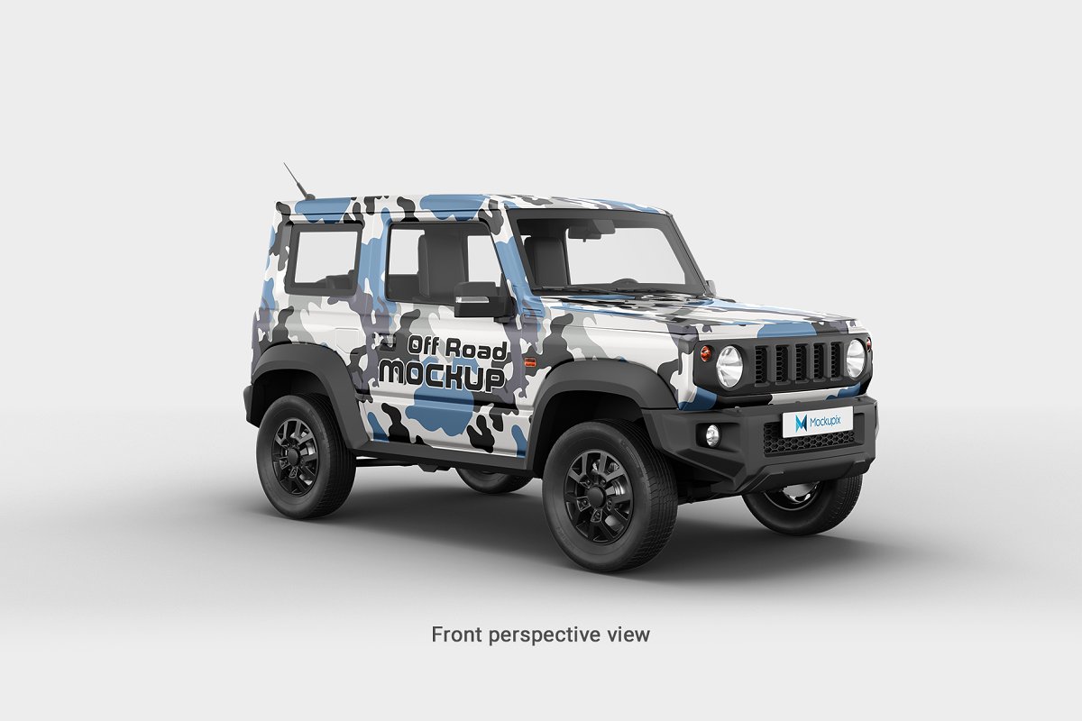 6款吉普小汽车设计样机模型 Car Mockup 9_img_2