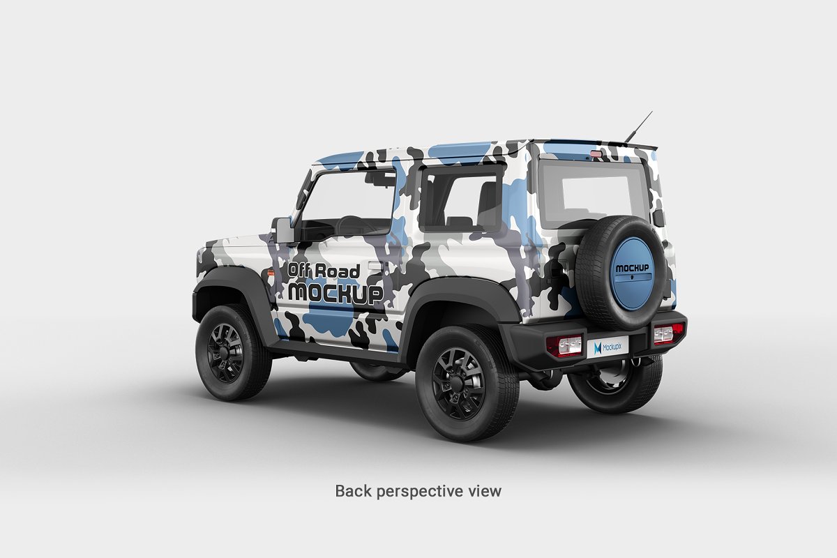 6款吉普小汽车设计样机模型 Car Mockup 9_img_2