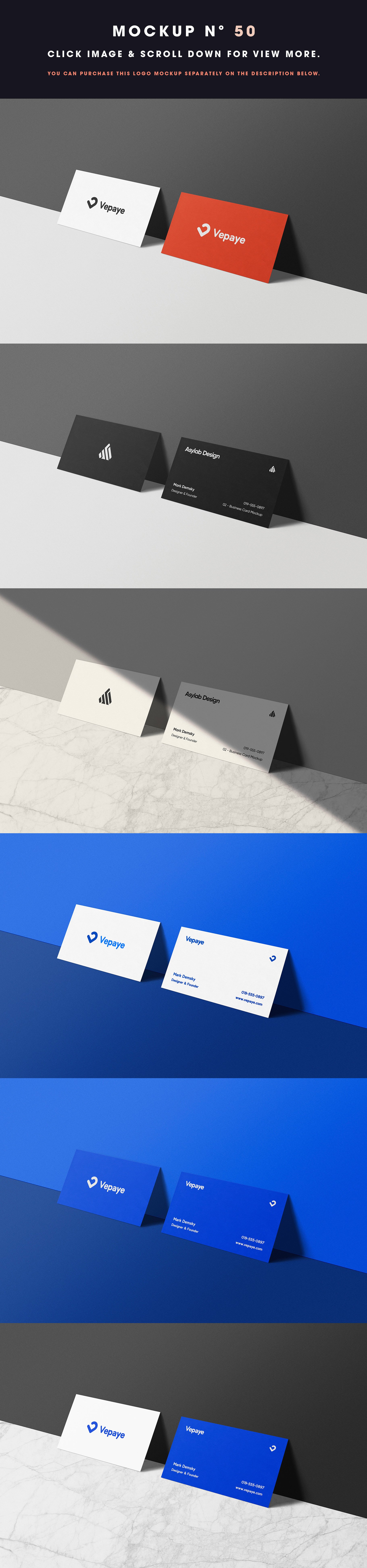 50款门头店招徽标标志LOGO样机模板 50 Logo Mockup Branding Bundle - V3_img_2