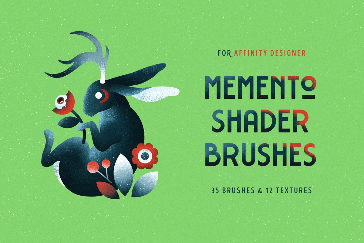 35种着色绘画Affinity笔刷 Shader Brushes For Affinity_img_2