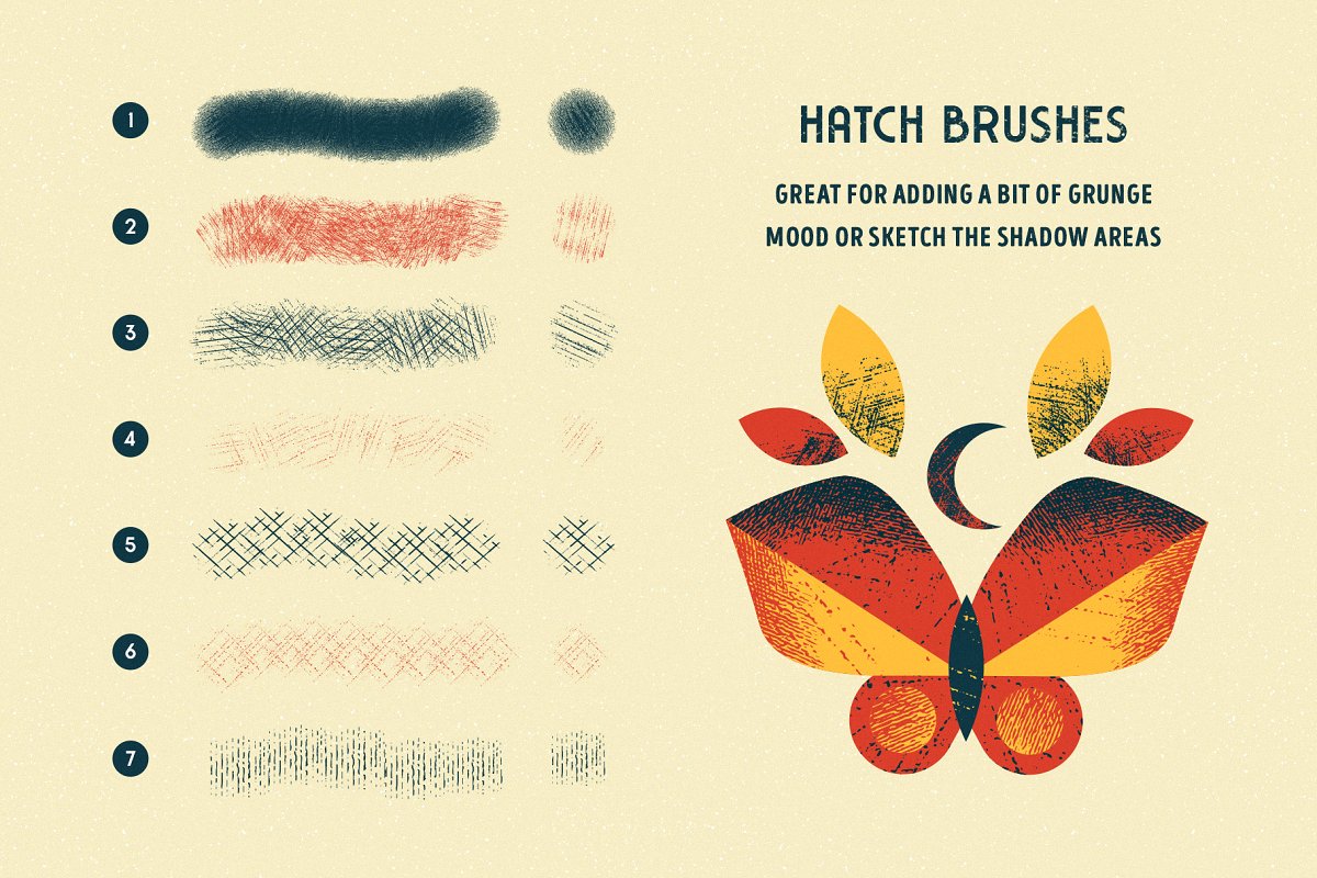 35种着色绘画Affinity笔刷 Shader Brushes For Affinity_img_2