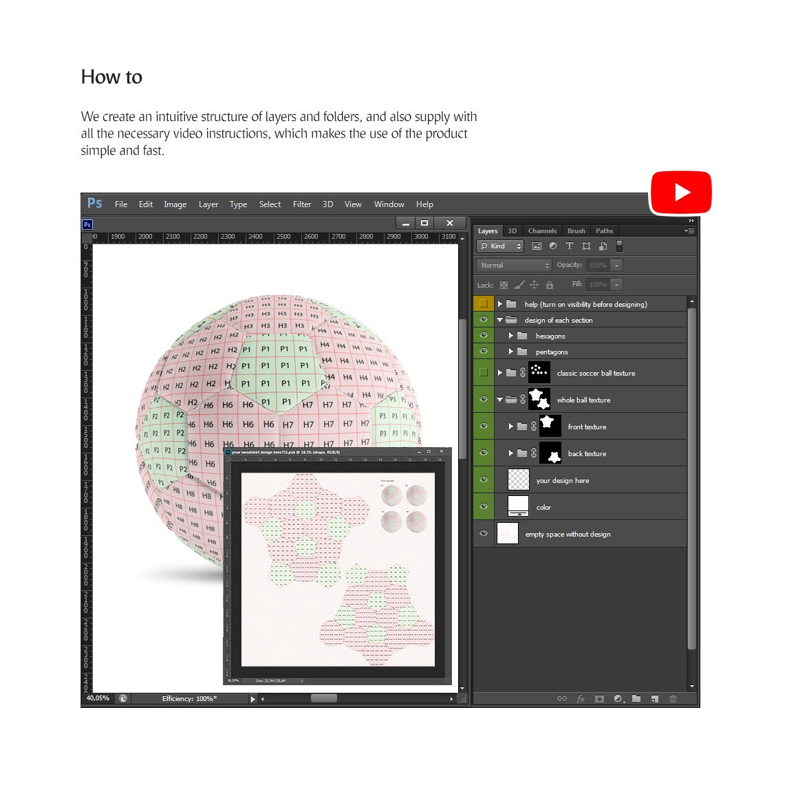 体育足球外观设计360度样机模板 Soccer Ball Animated Mockup_img_2