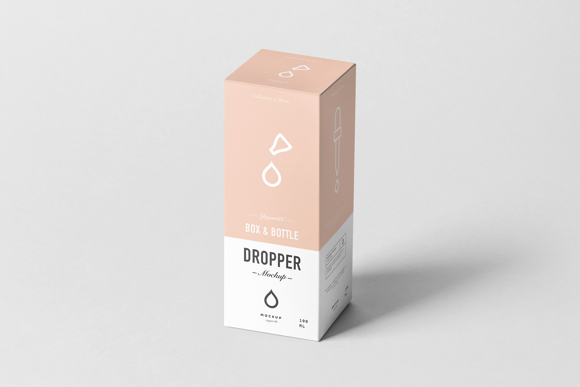 11个逼真药物滴管瓶包装盒设计效果图样机模板 Dropper Bottle Mockup 5_img_2