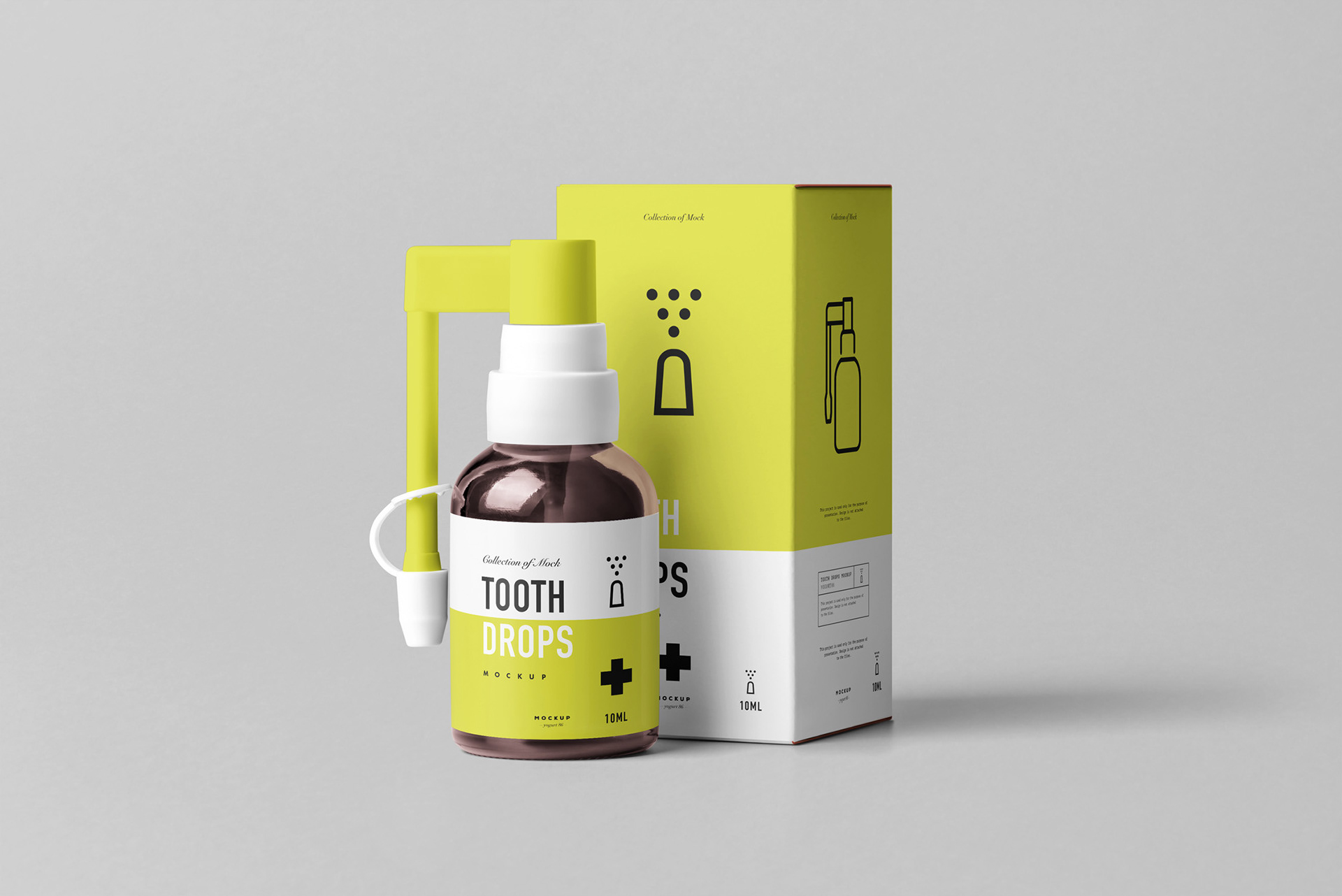 药物滴管瓶包装盒设计展示样机 Tooth Drops Applicator Mockup​​​​​​​_img_2