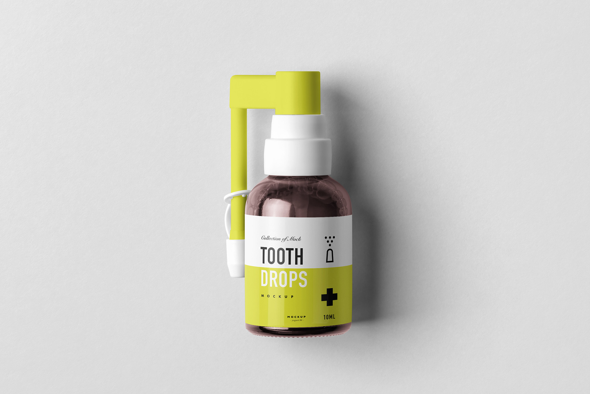 药物滴管瓶包装盒设计展示样机 Tooth Drops Applicator Mockup​​​​​​​_img_2