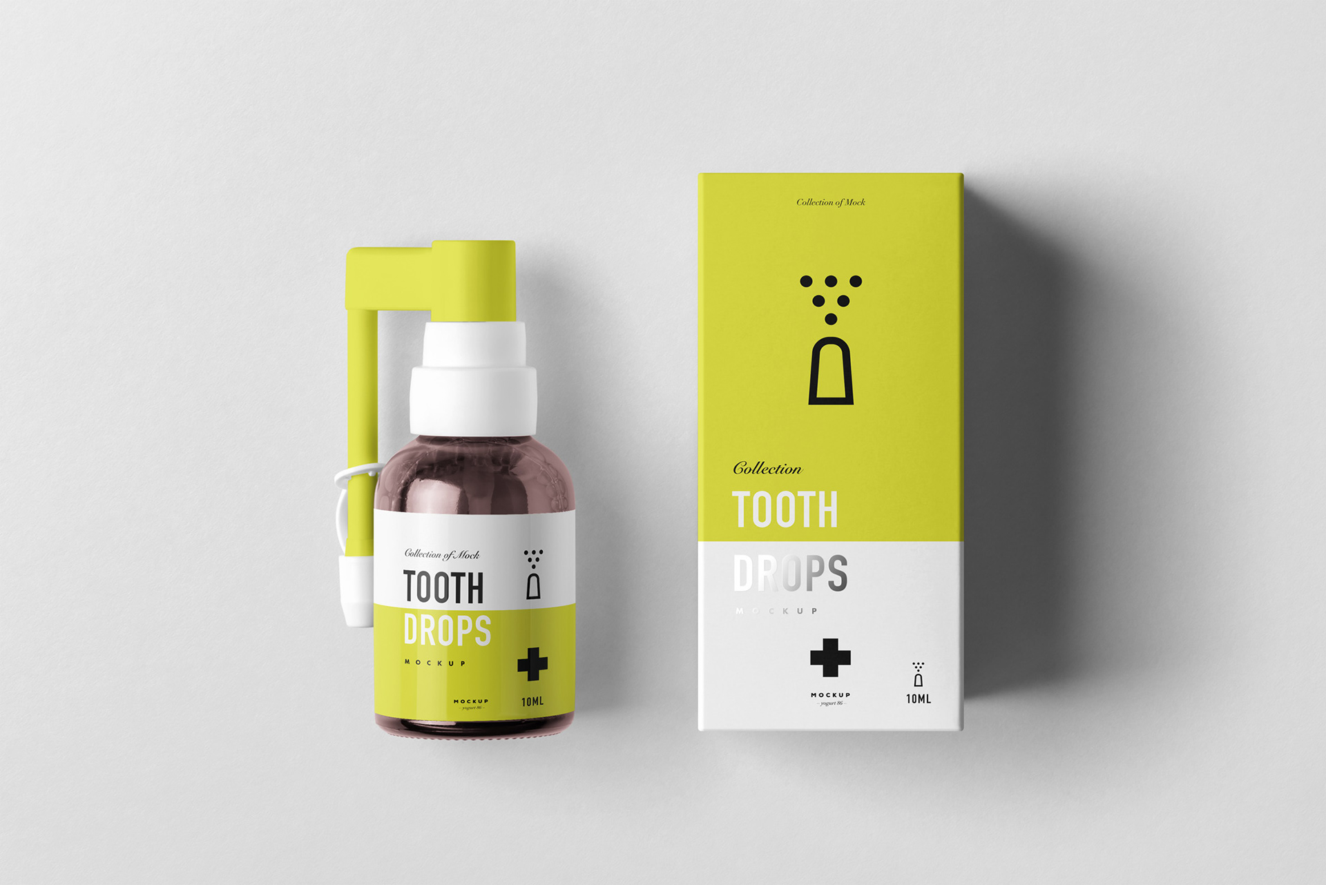 药物滴管瓶包装盒设计展示样机 Tooth Drops Applicator Mockup​​​​​​​_img_2